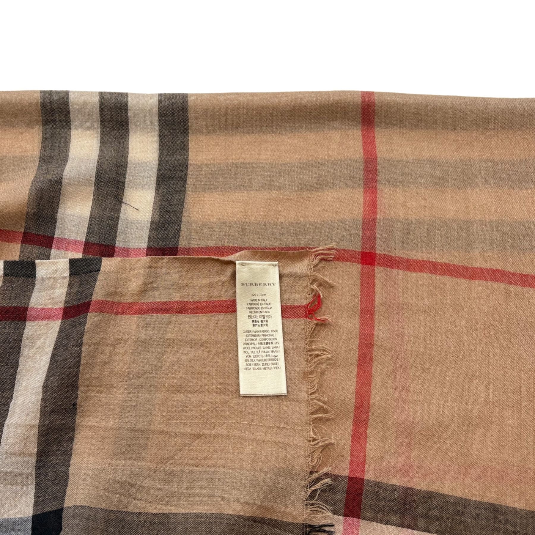 Burberry Novacheck Scarf
