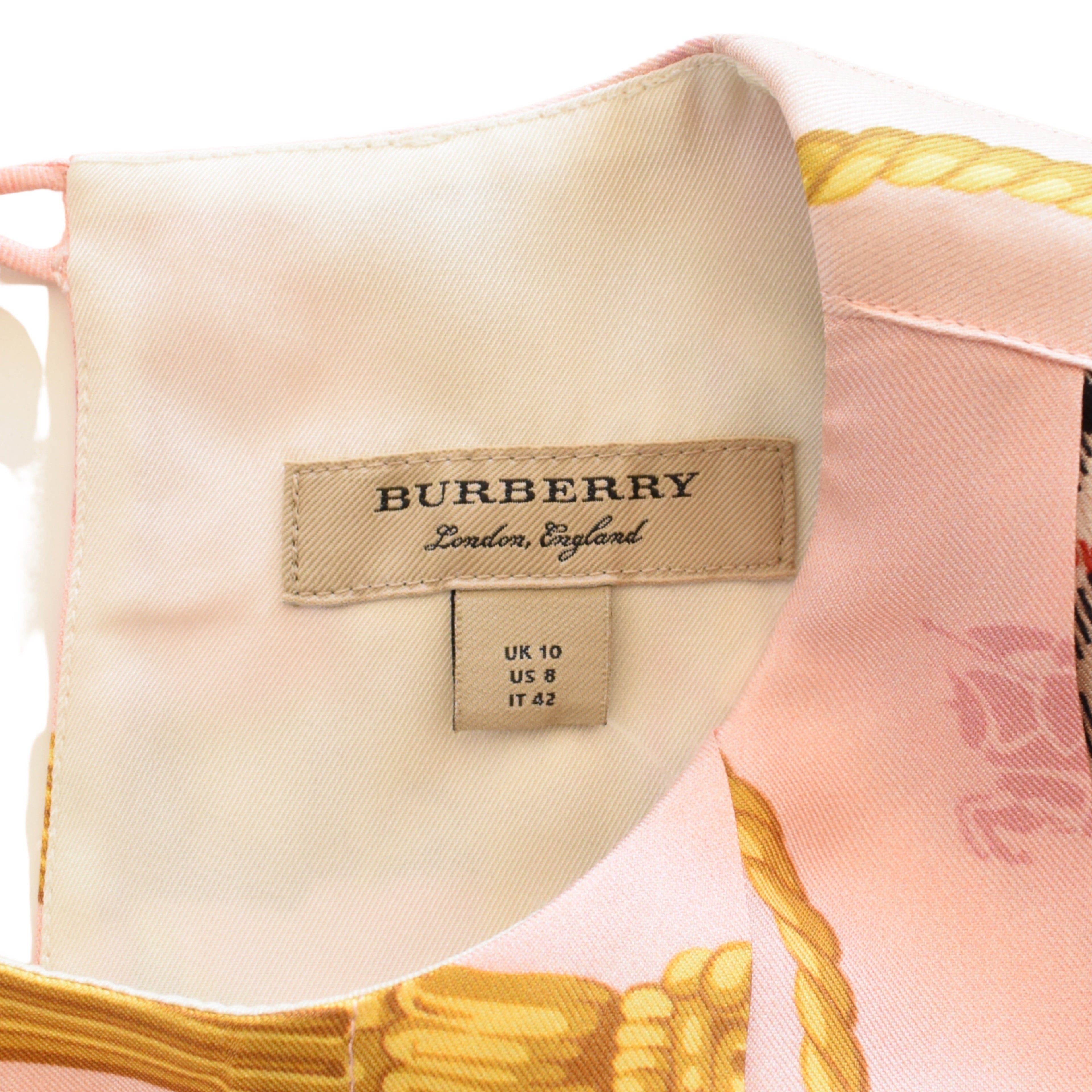 Burberry 'Isidora' Pleated Dress - Women's 8