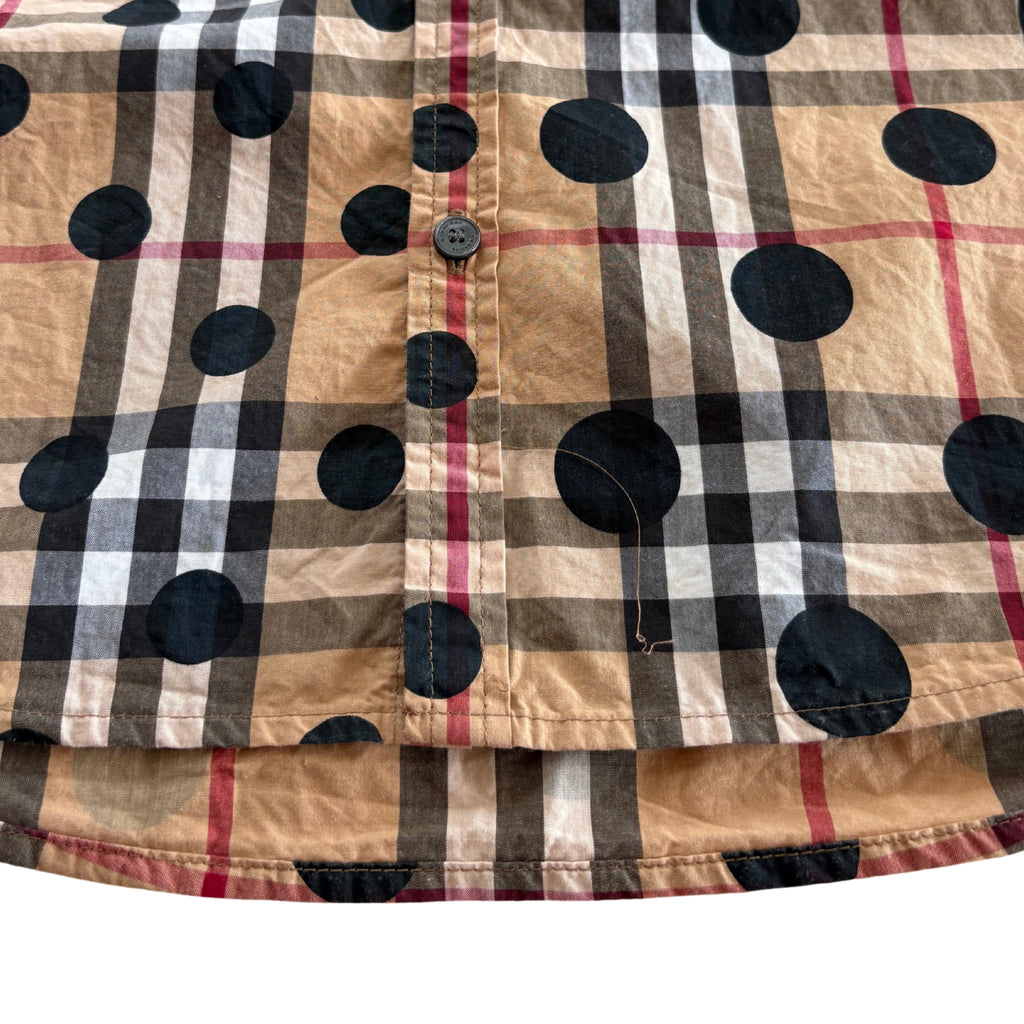 Burberry Polka Dot Check Shirt - Youth 12
