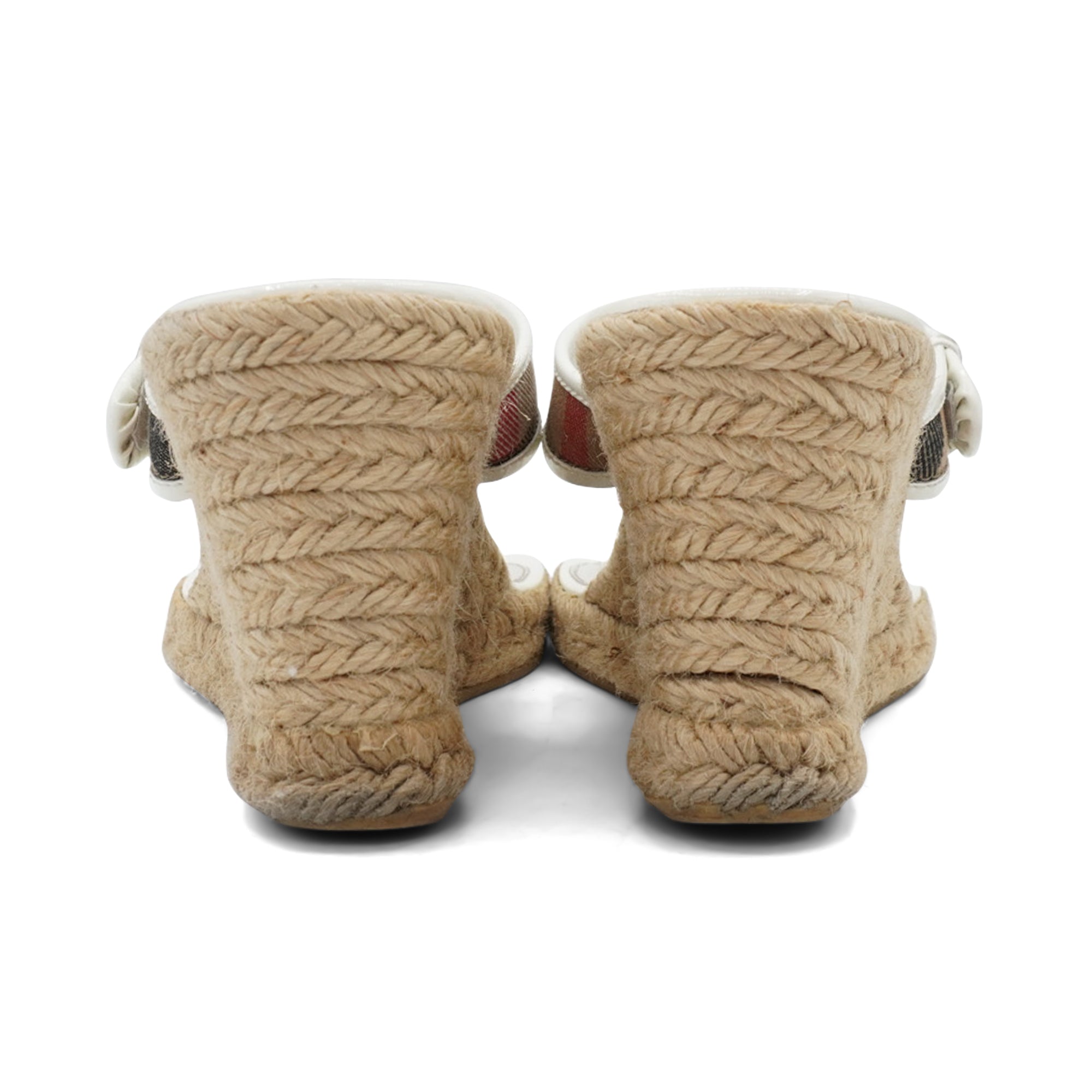 Burberry Wedge Thong Sandal - Women's 7
