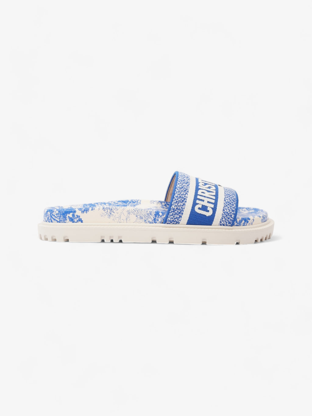 Christian Dior Dway White / Blue Canvas EU 39 UK 6