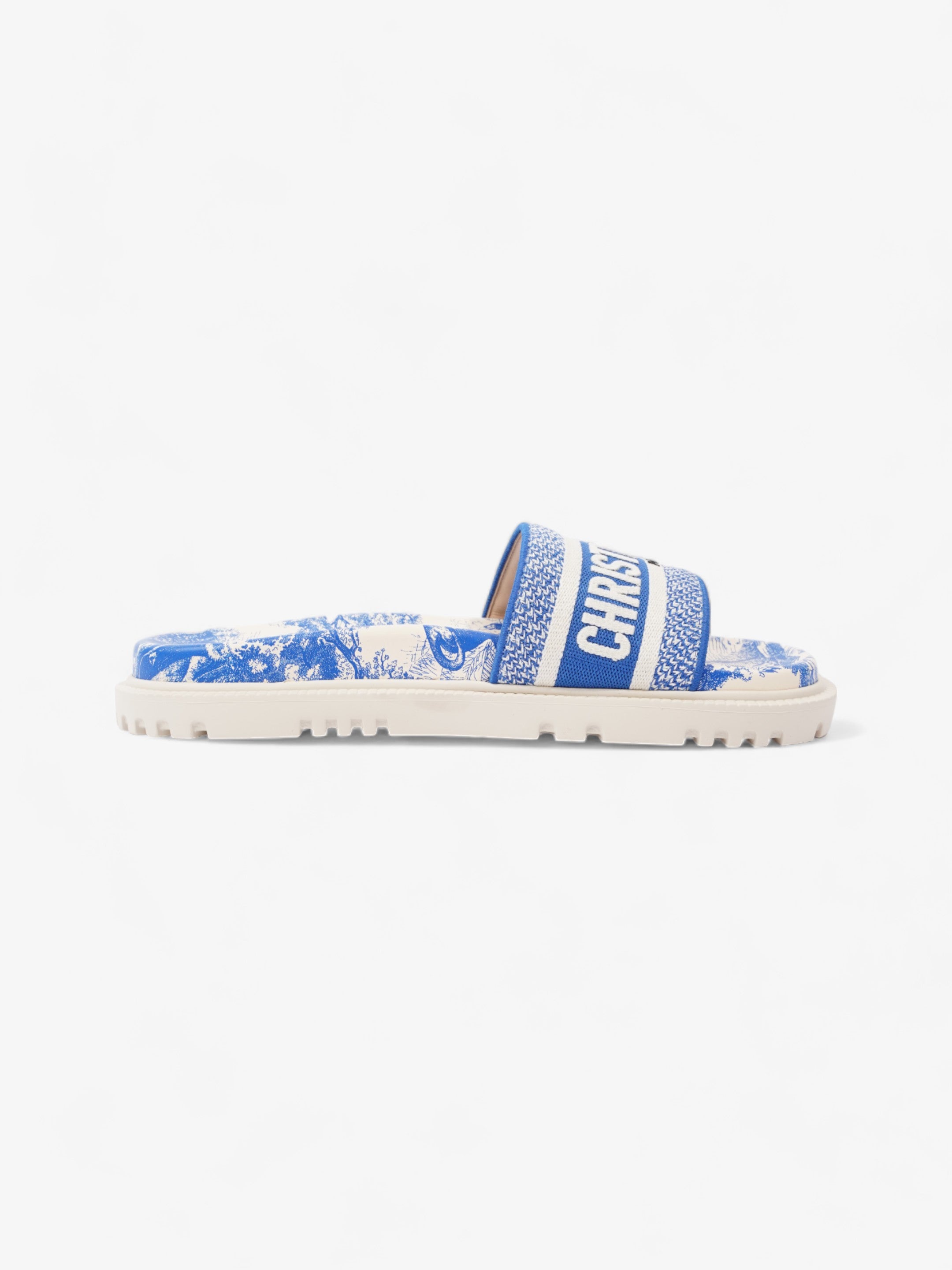 Christian Dior Dway White / Blue Canvas EU 39 UK 6