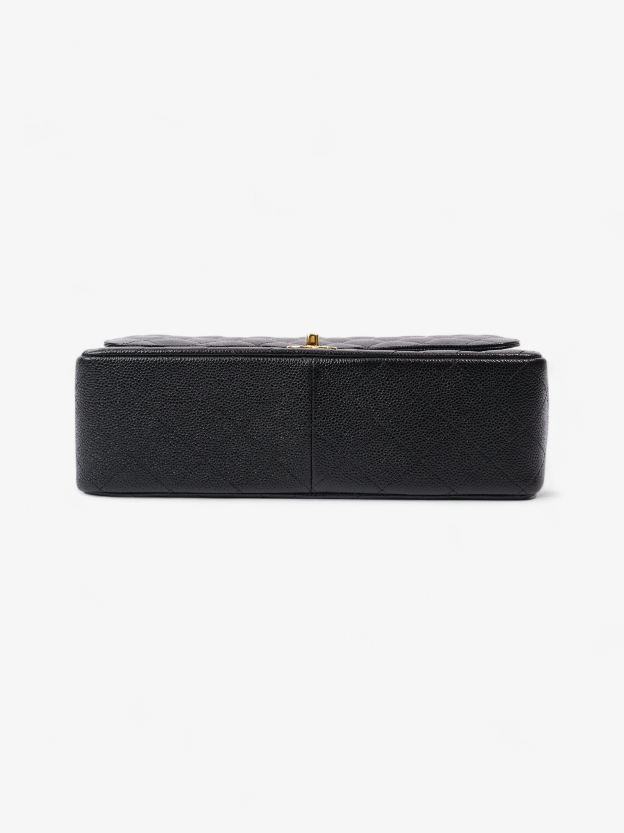 Chanel Classic Double Flap Black Caviar Leather Jumbo
