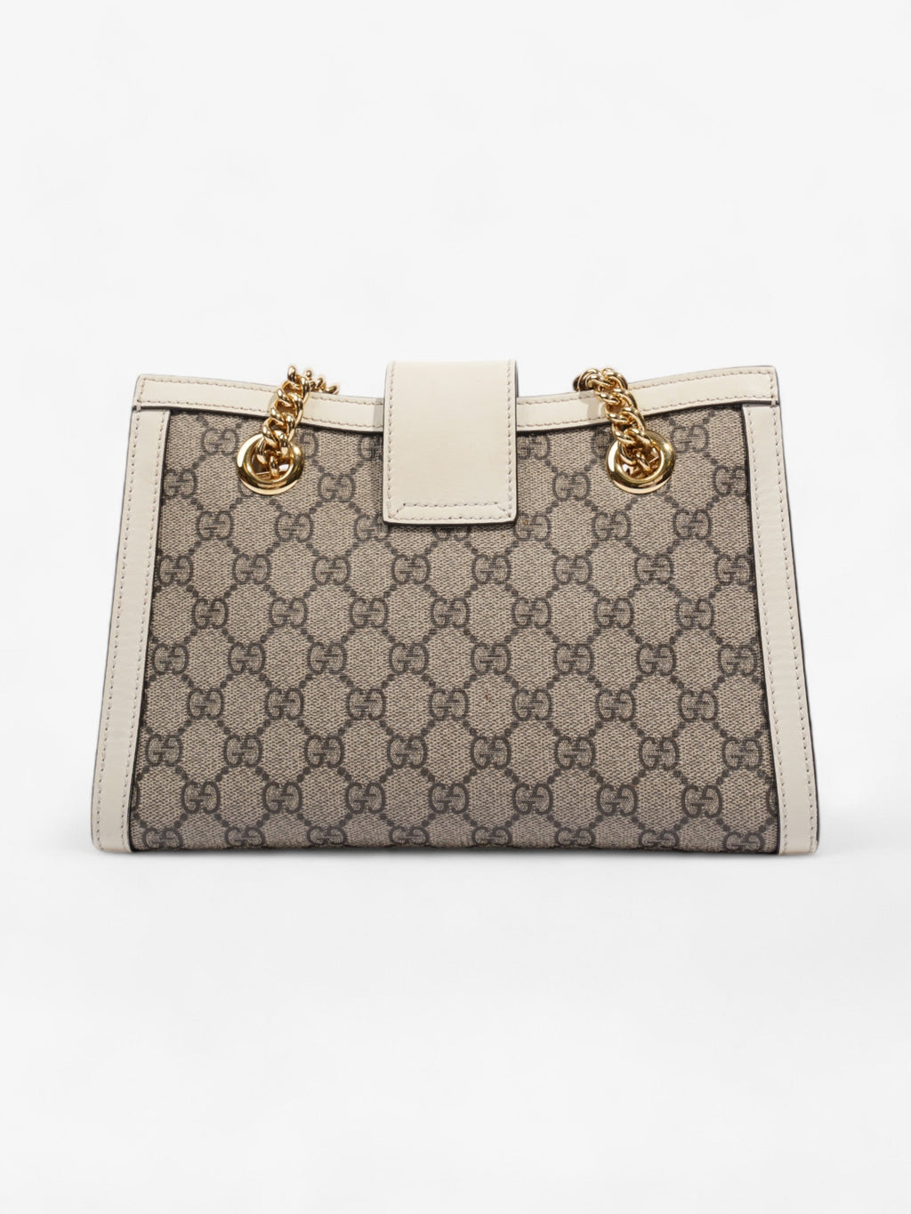 Gucci Padlock GG GG Supreme / White Coated Canvas Small