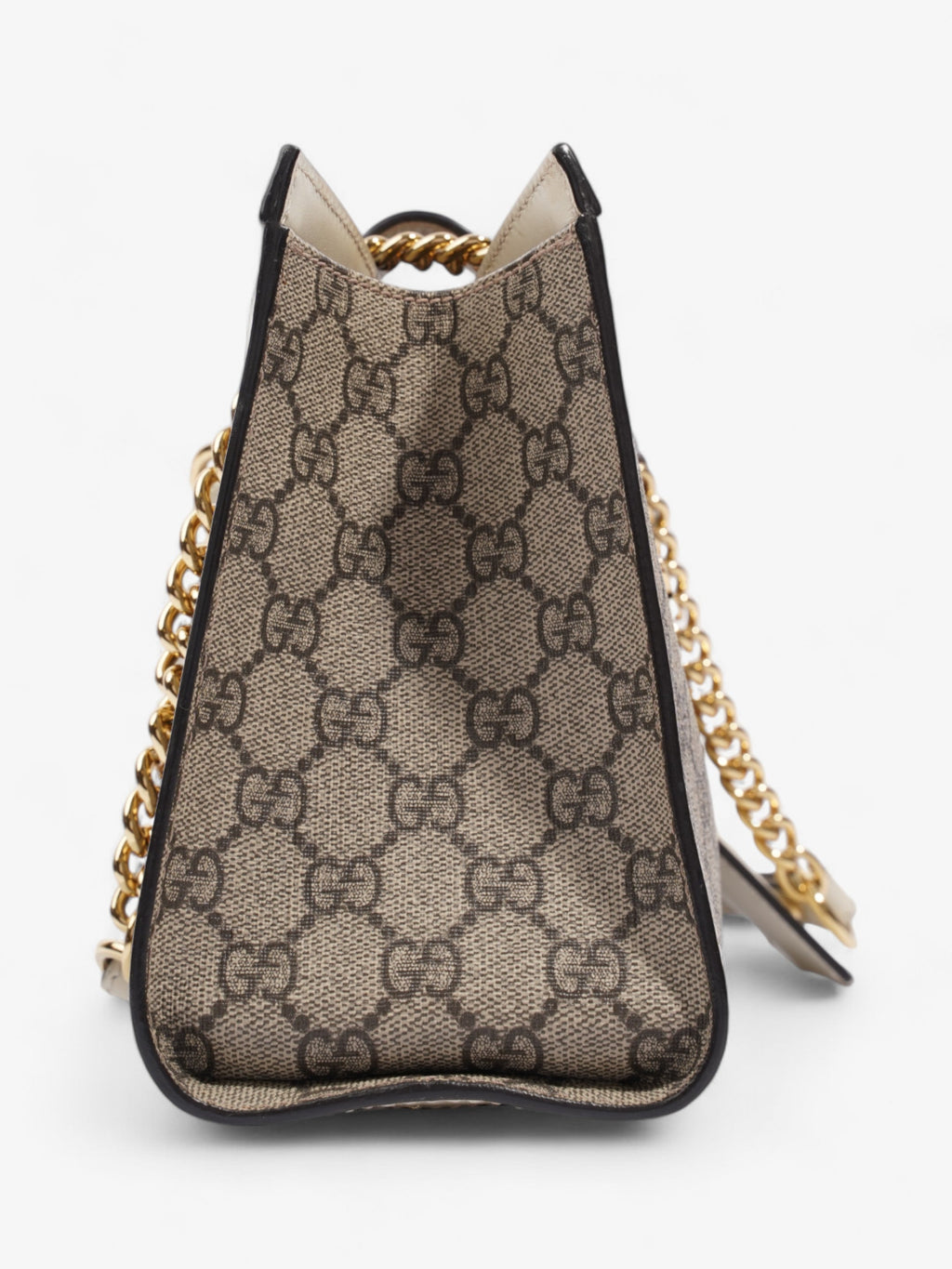 Gucci Padlock GG GG Supreme / White Coated Canvas Small