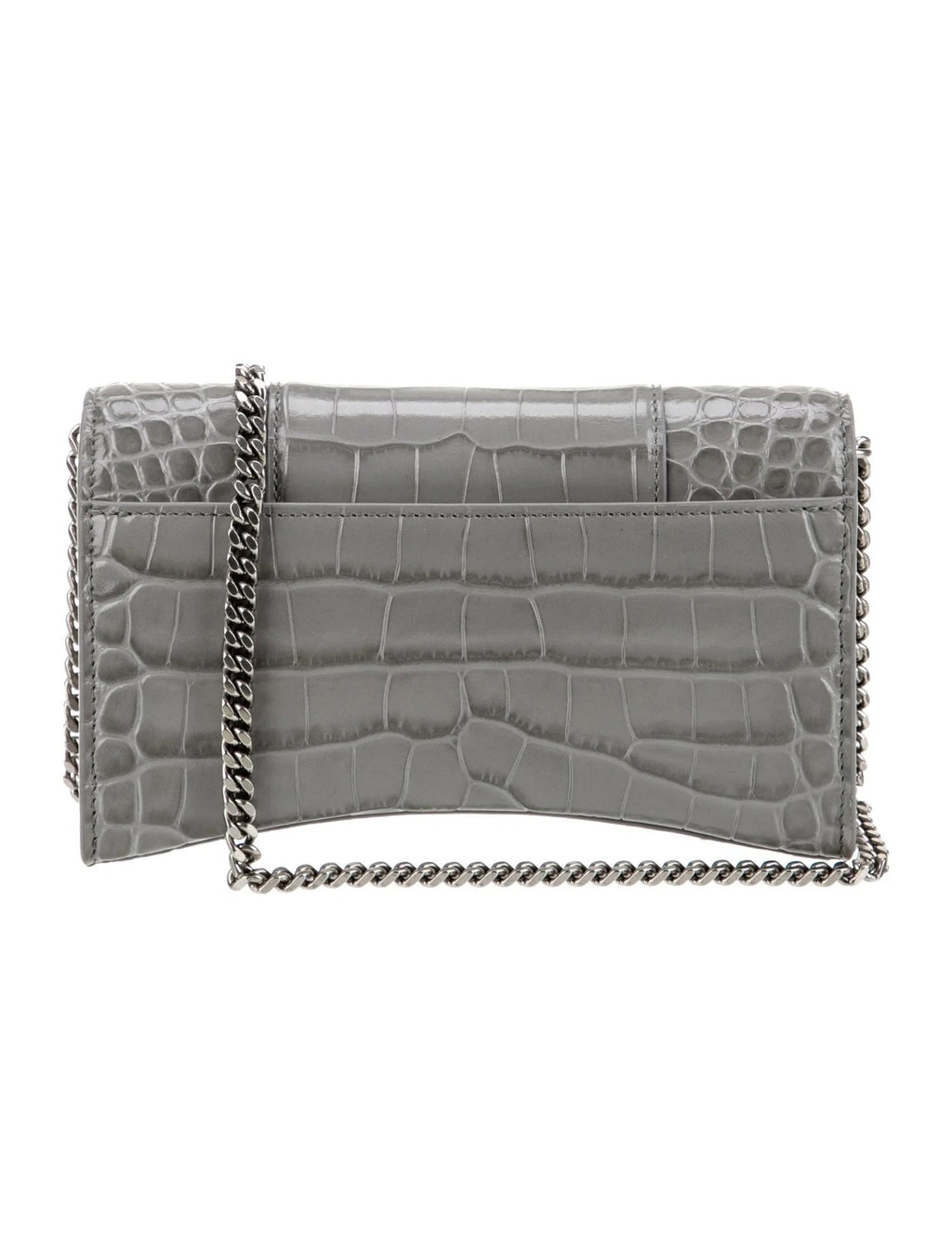 BALENCIAGA CROC EMBOSSED CALFSKIN HOURGLASS WOC