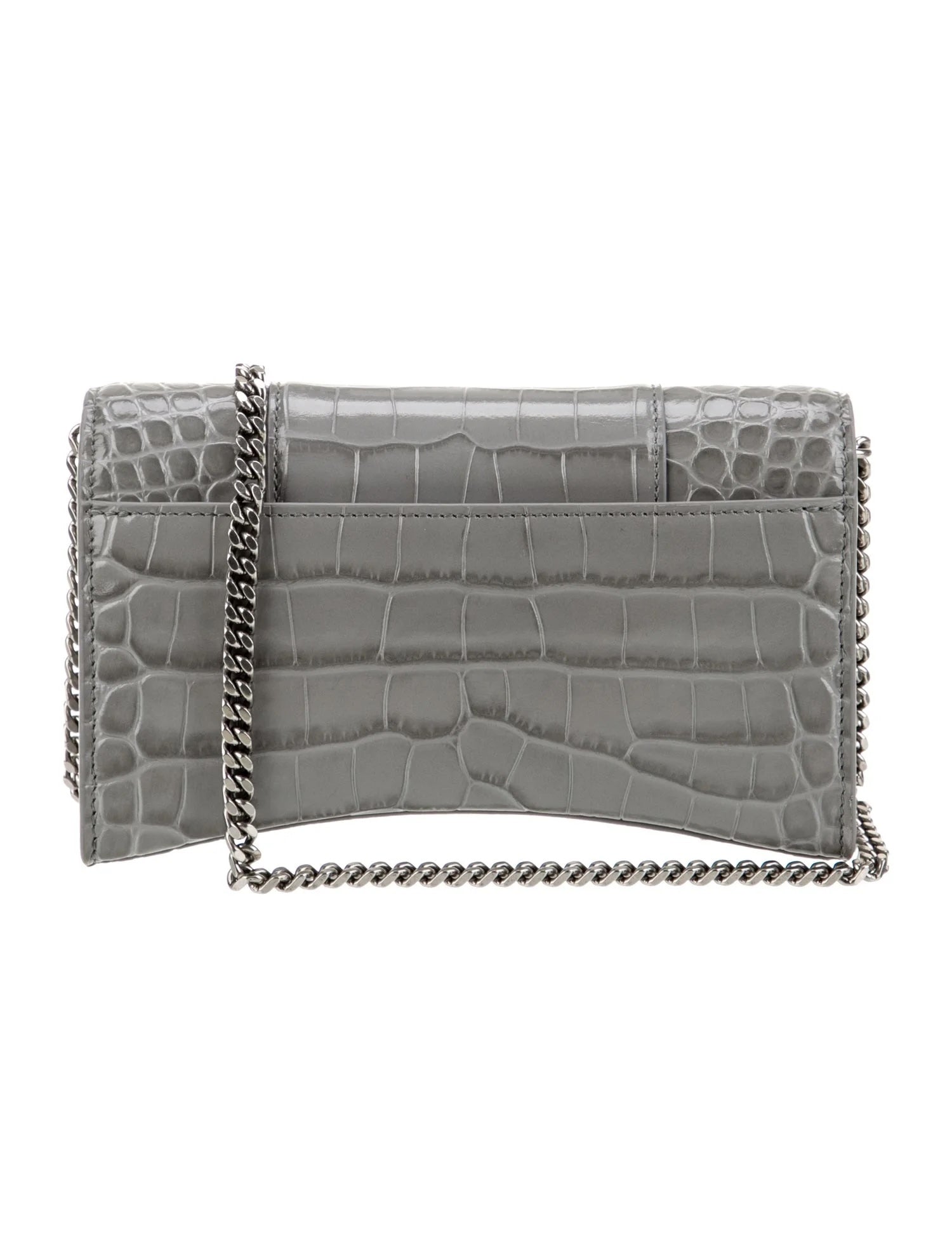 BALENCIAGA CROC EMBOSSED CALFSKIN HOURGLASS WOC