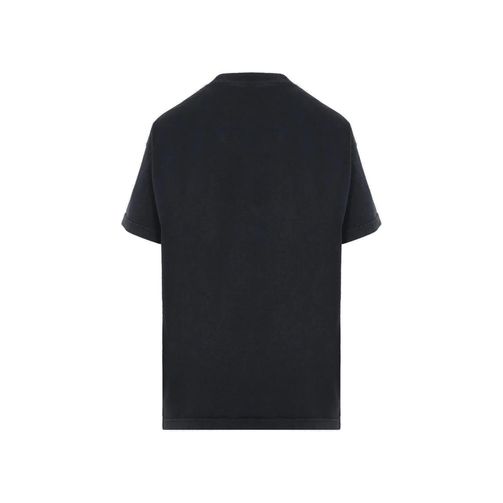 BALENCIAGA BB LOGO PRINTED CREWNECK T-SHIRT