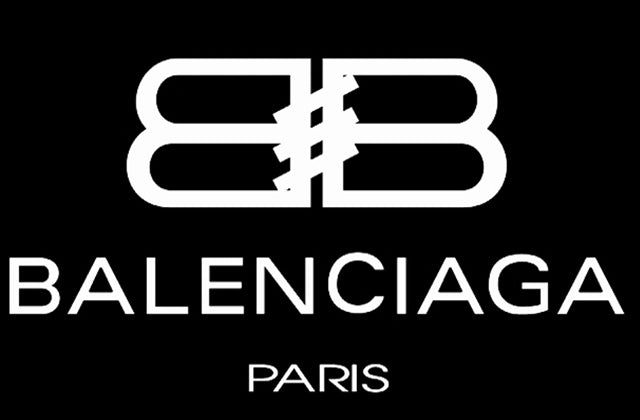 BALENCIAGA 'BLACK SCARF' LOGO PRINTED BLOUSE