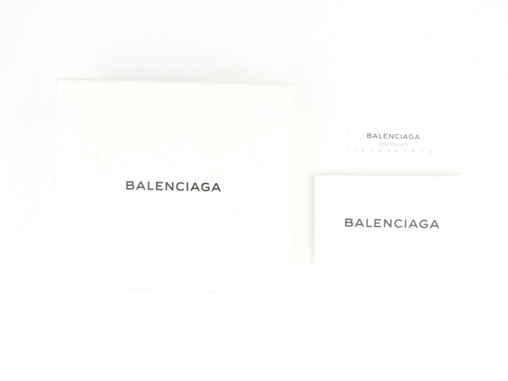 Balenciaga Pink Agneau Leather Moto Classic City Bifold Wallet