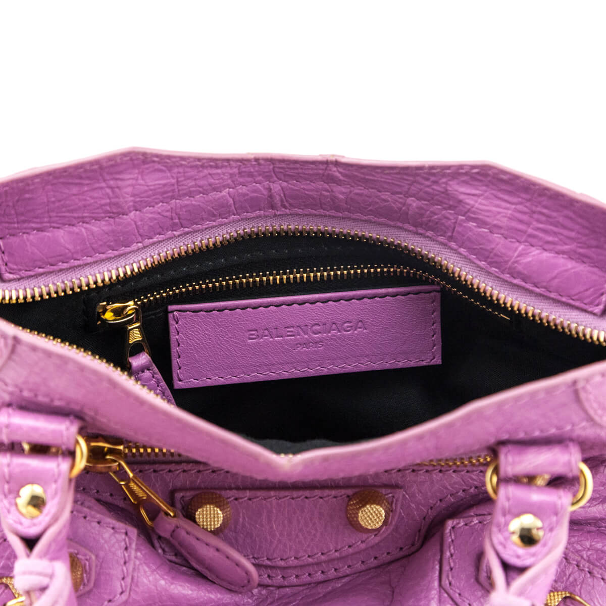 Balenciaga Pink Arena Storico Lambskin Giant 12 Silver Hardware Mini City