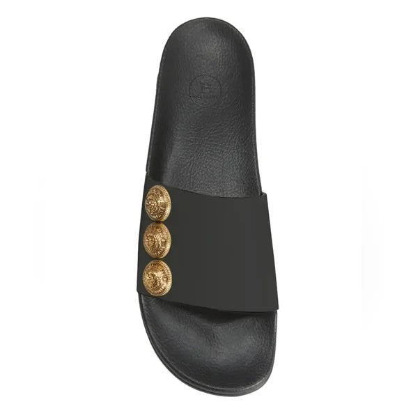 BALMAIN PARIS SYMI POOL SLIDES
