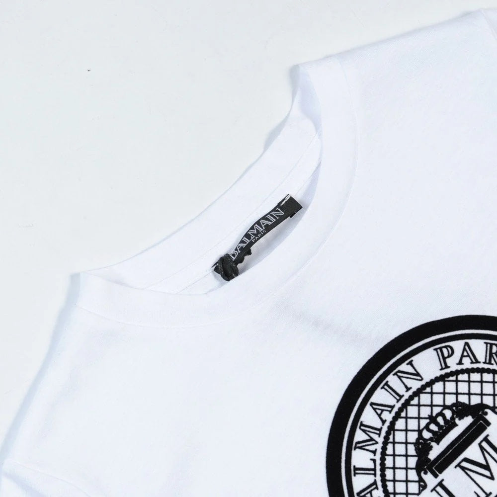 BALMAIN PARIS MEN'S MEDALLION T-SHIRT