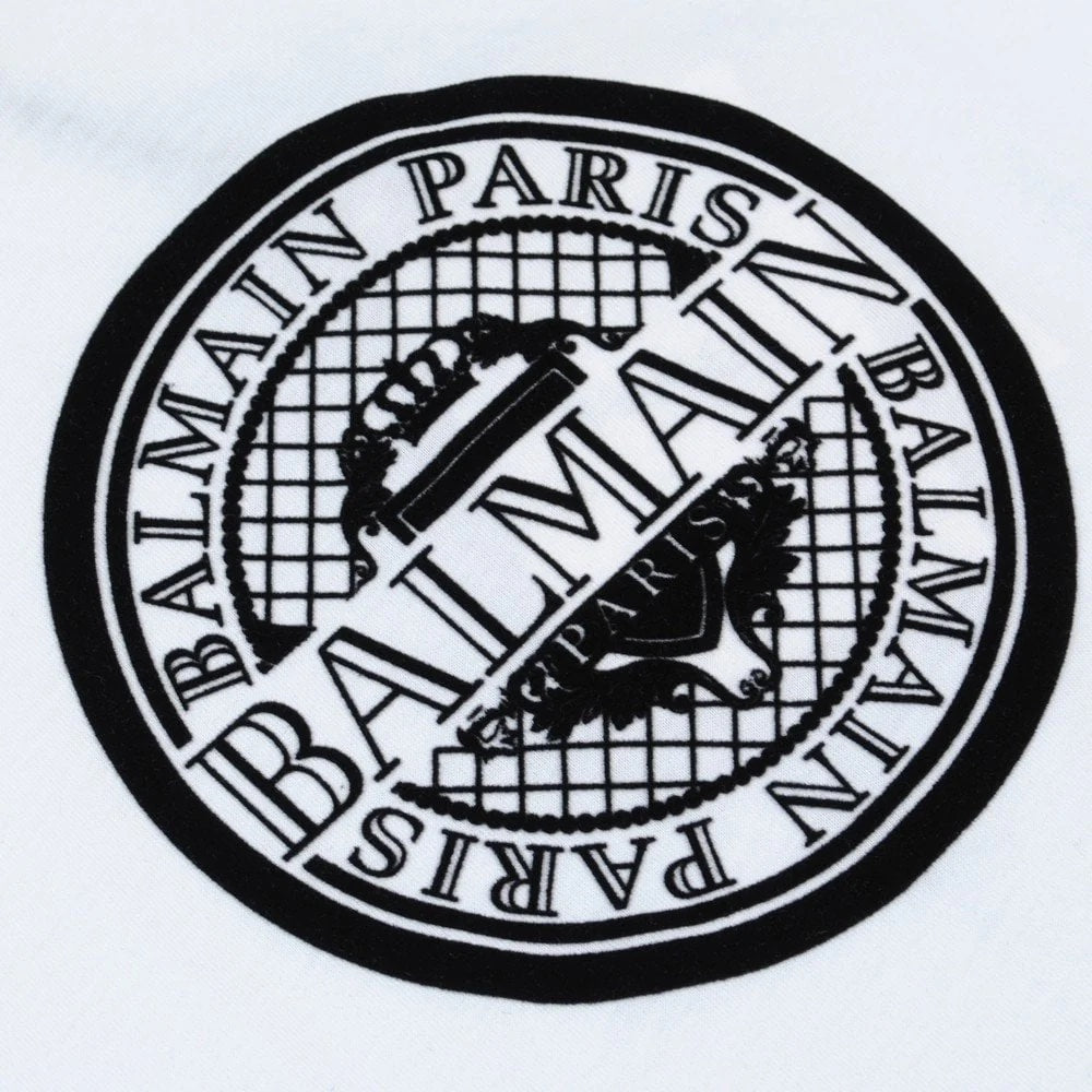 BALMAIN PARIS MEN'S MEDALLION T-SHIRT