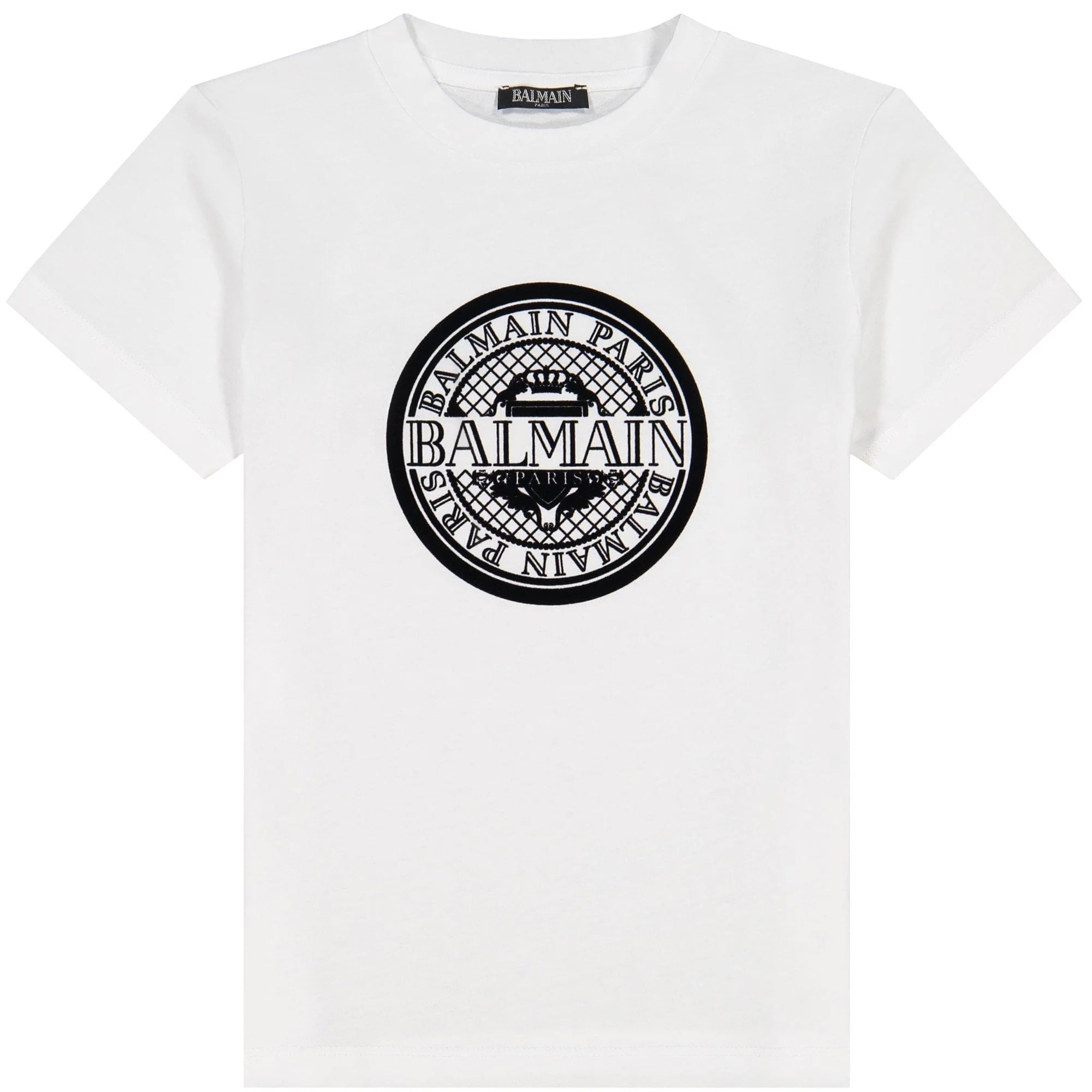 BALMAIN PARIS MEN'S MEDALLION T-SHIRT