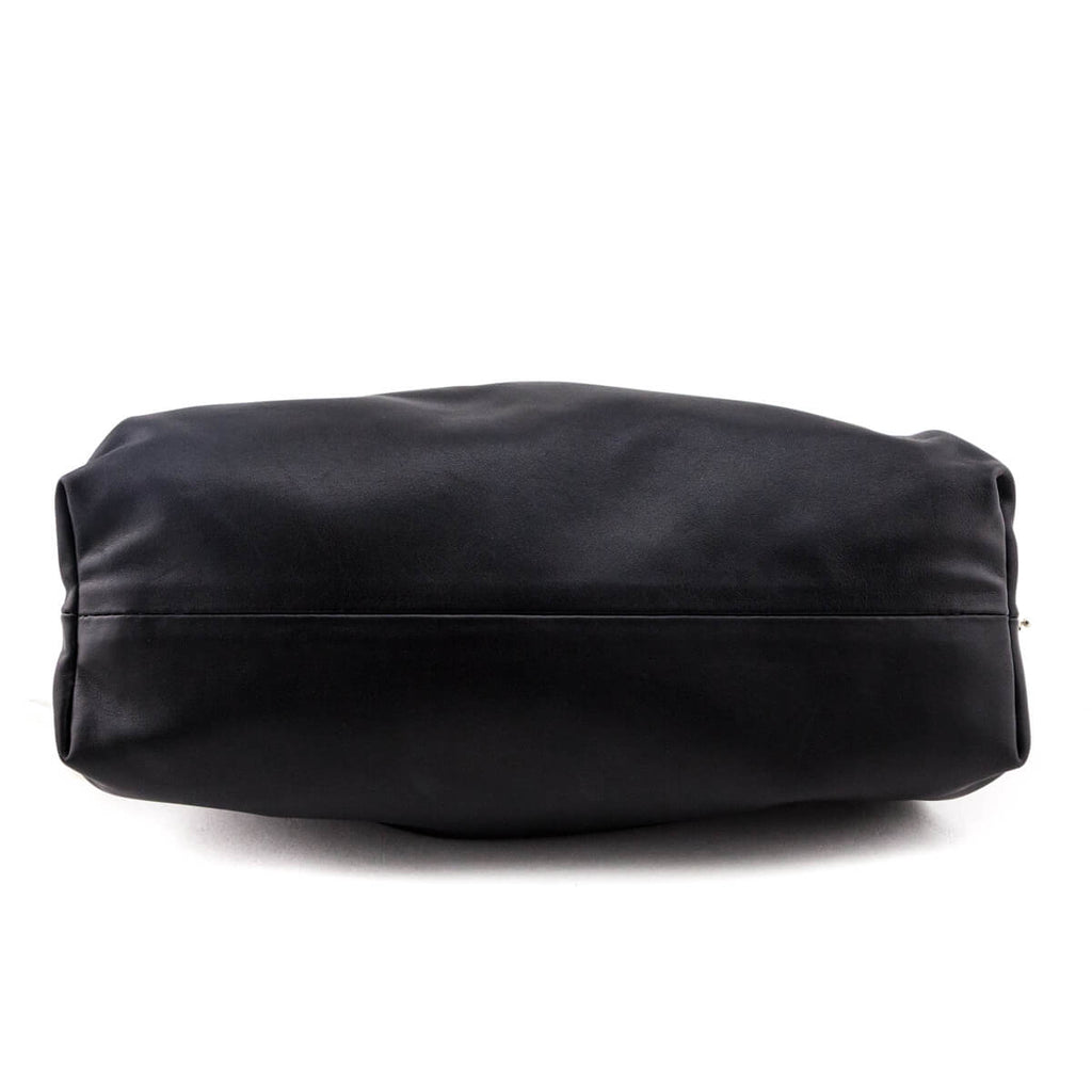 Bottega Veneta Black Calfskin Teen Chain Pouch