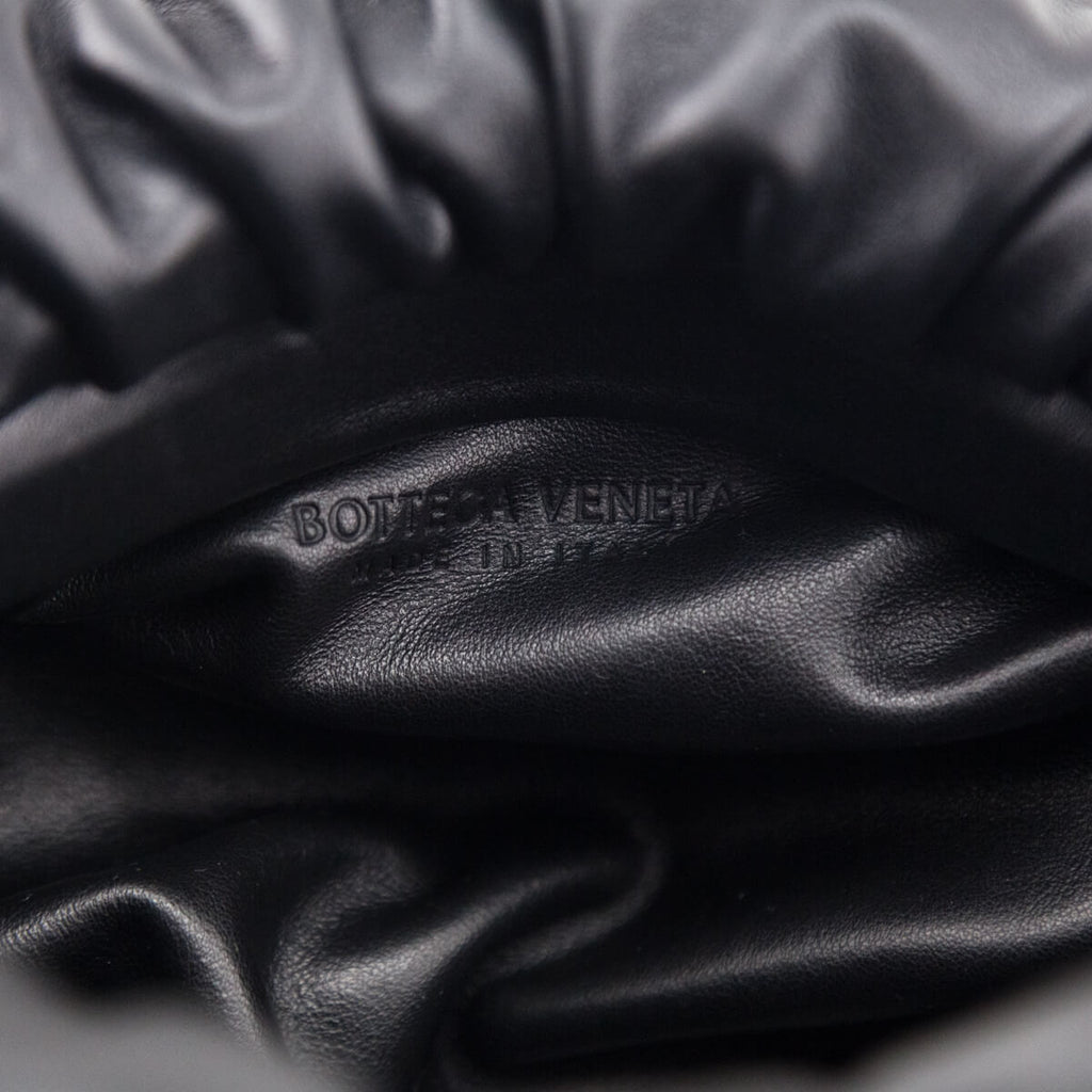 Bottega Veneta Black Calfskin Teen Chain Pouch