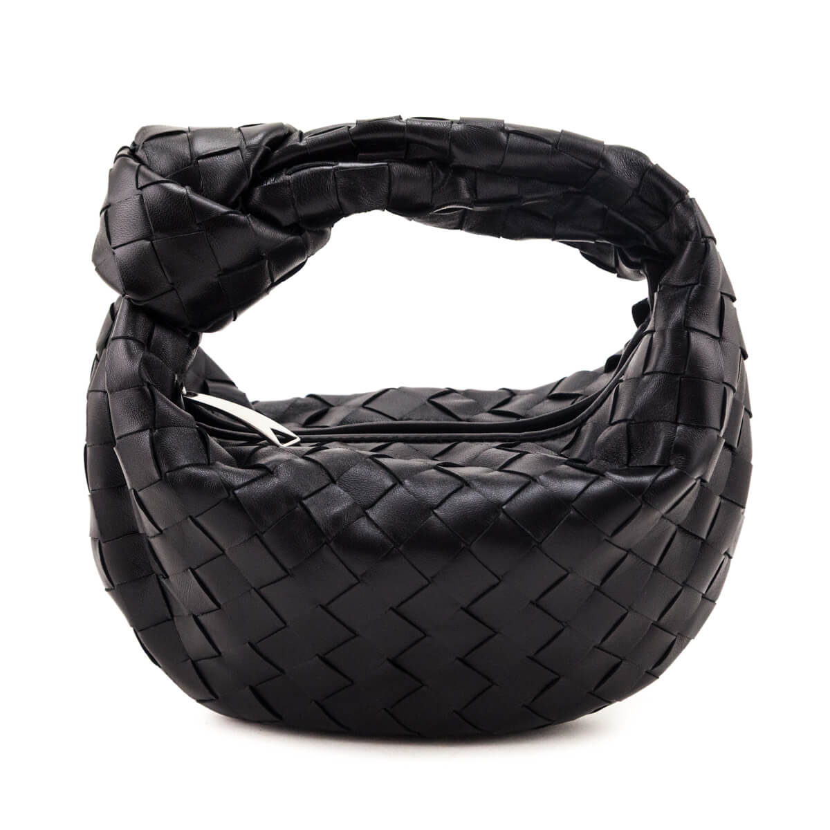 Bottega Veneta Black Nappa Intrecciato Mini Jodie