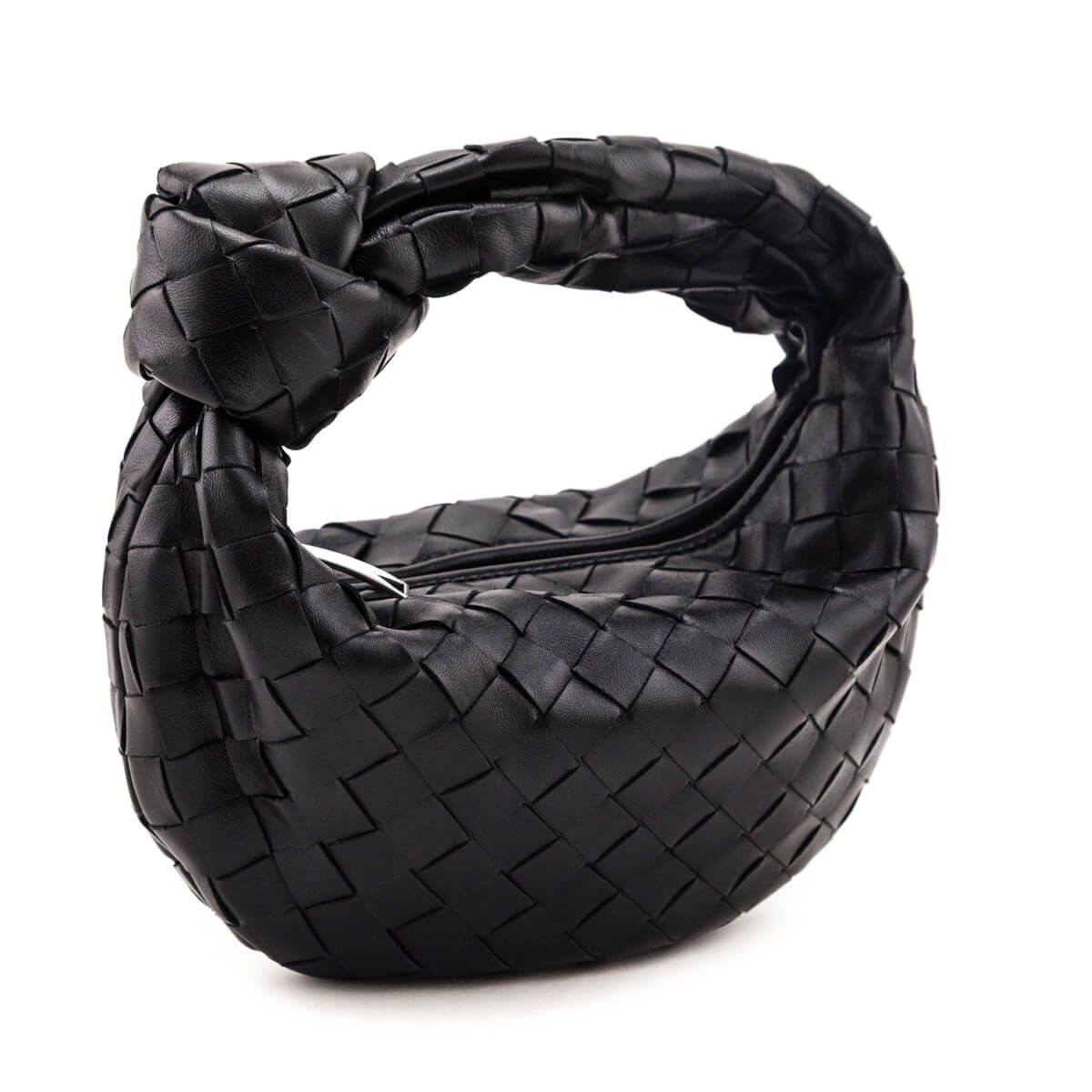 Bottega Veneta Black Nappa Intrecciato Mini Jodie
