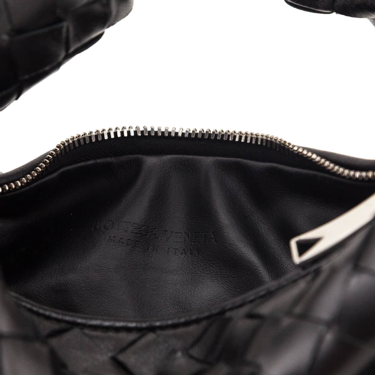 Bottega Veneta Black Nappa Intrecciato Mini Jodie