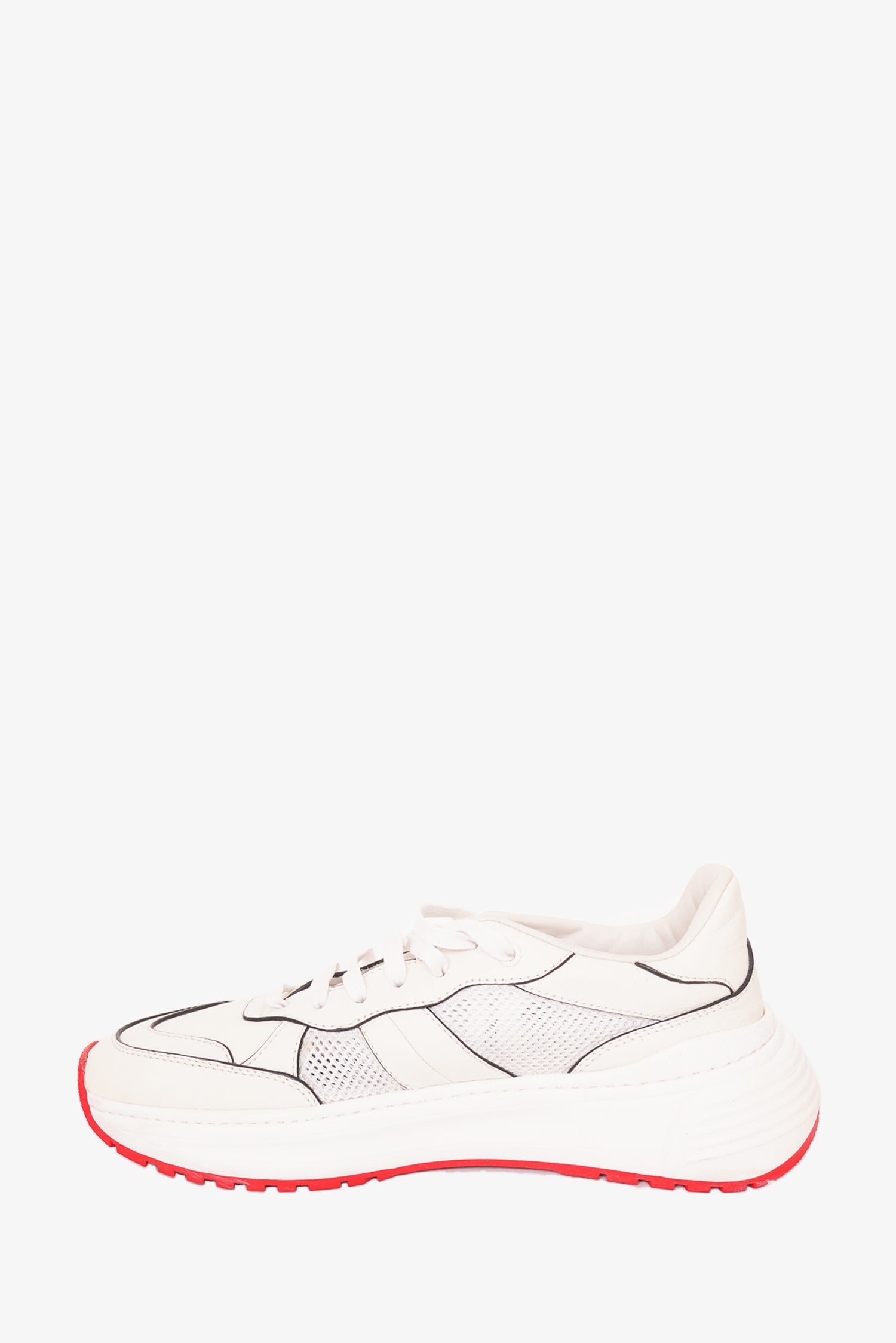 Bottega Veneta White Leather Speedster Sneaker Size 42.5 Mens