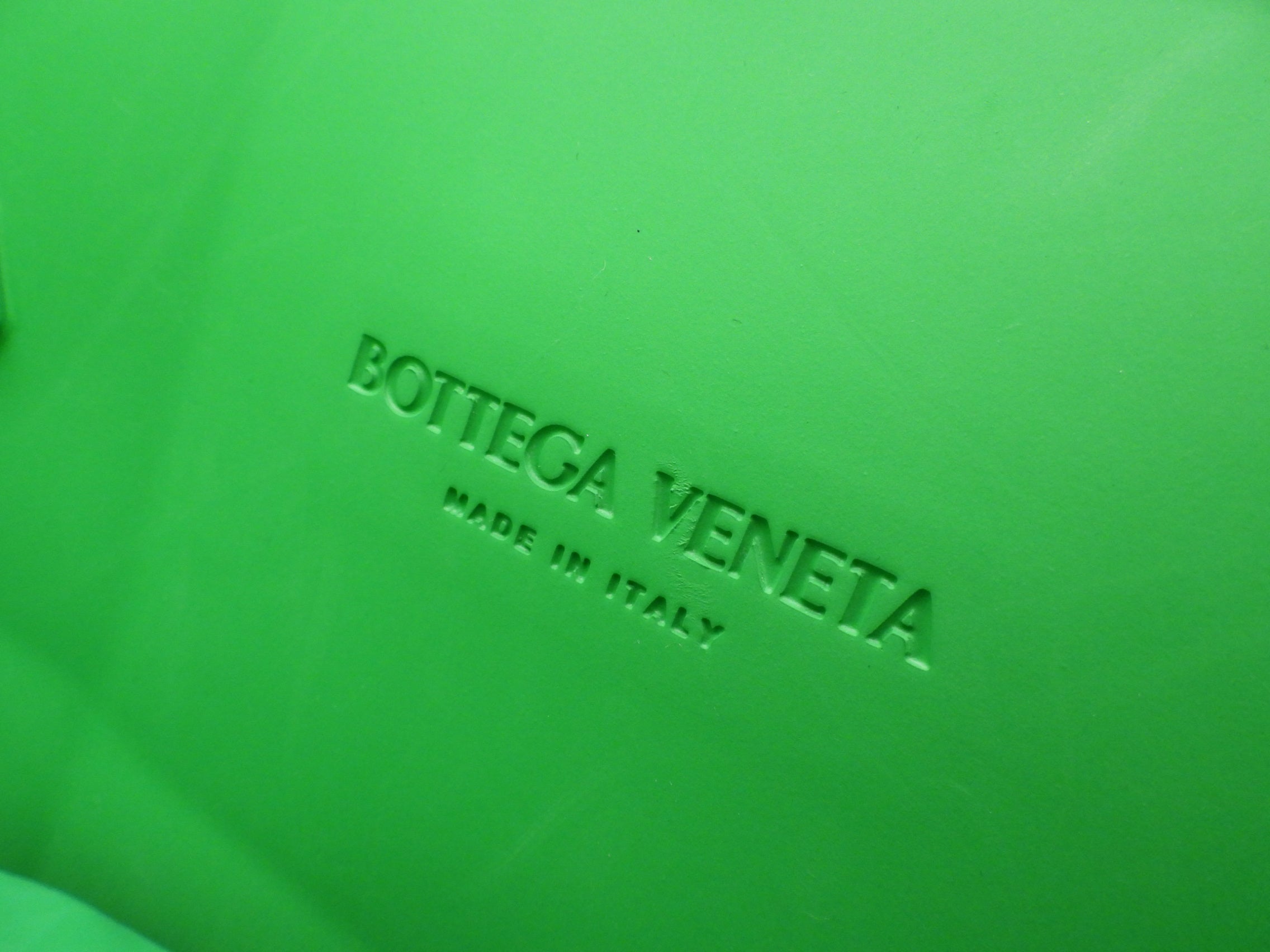 Bottega Veneta Large Green Rubber Arco Tote Bag