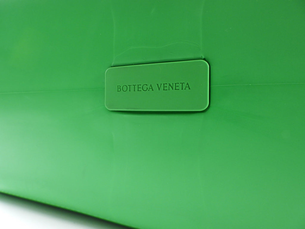 Bottega Veneta Large Green Rubber Arco Tote Bag