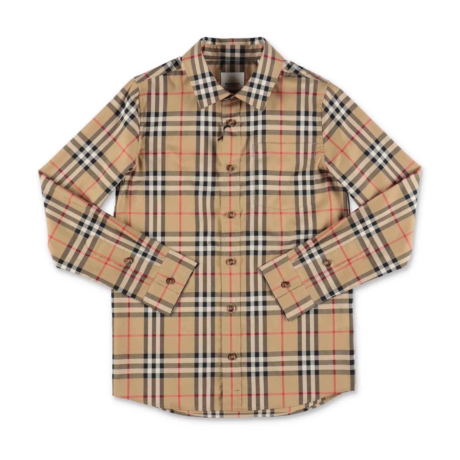 BURBERRY KIDS NOVA CHECK BUTTON DOWN SHIRT