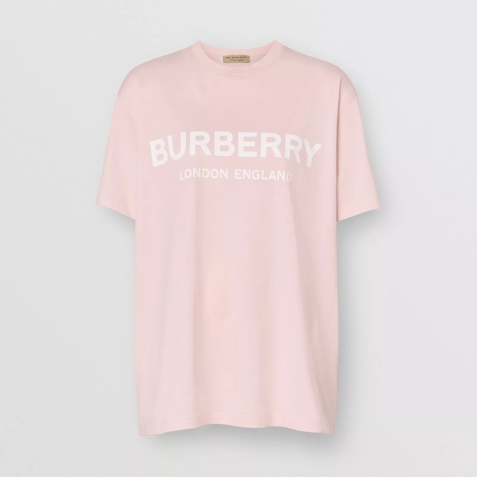 BURBERRY CARRICK LOGO PRINT COTTON T-SHIRT