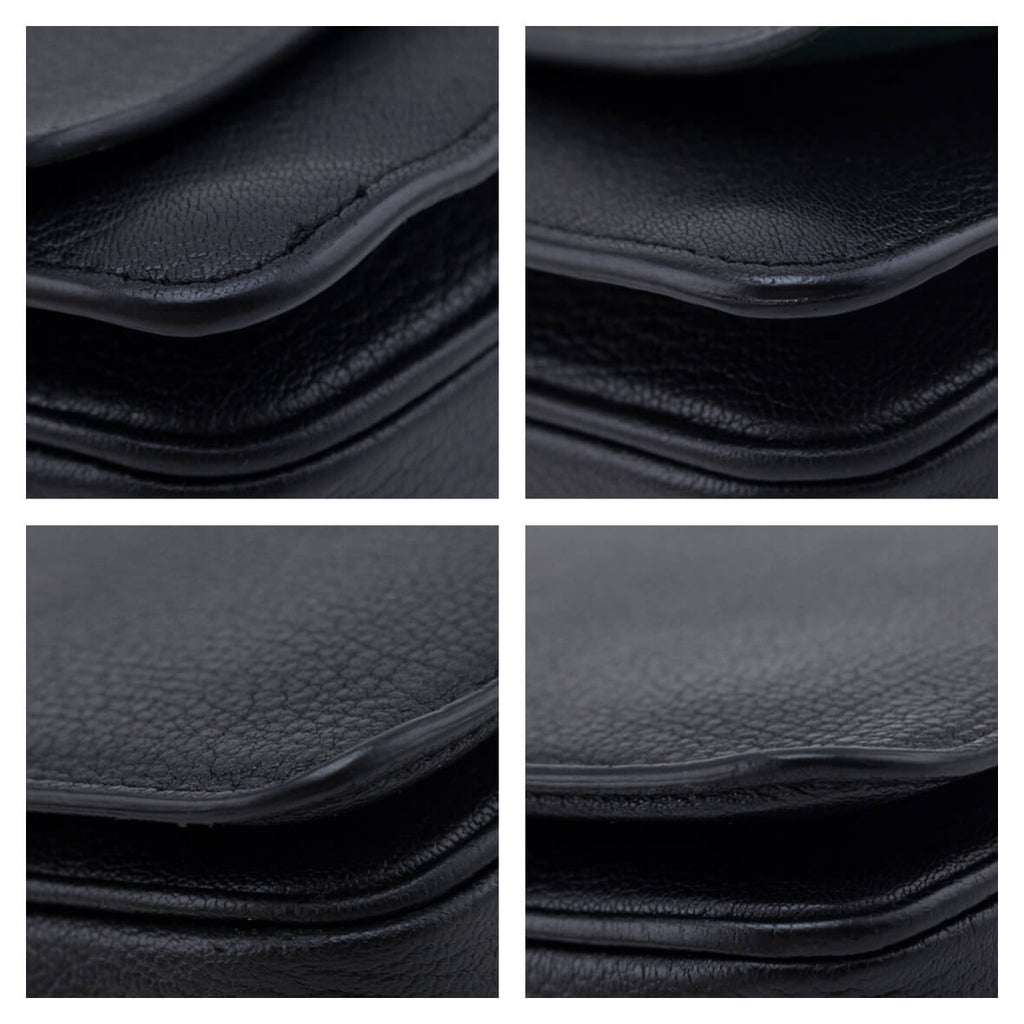 Burberry Black Goatskin Medium D-Ring Bag