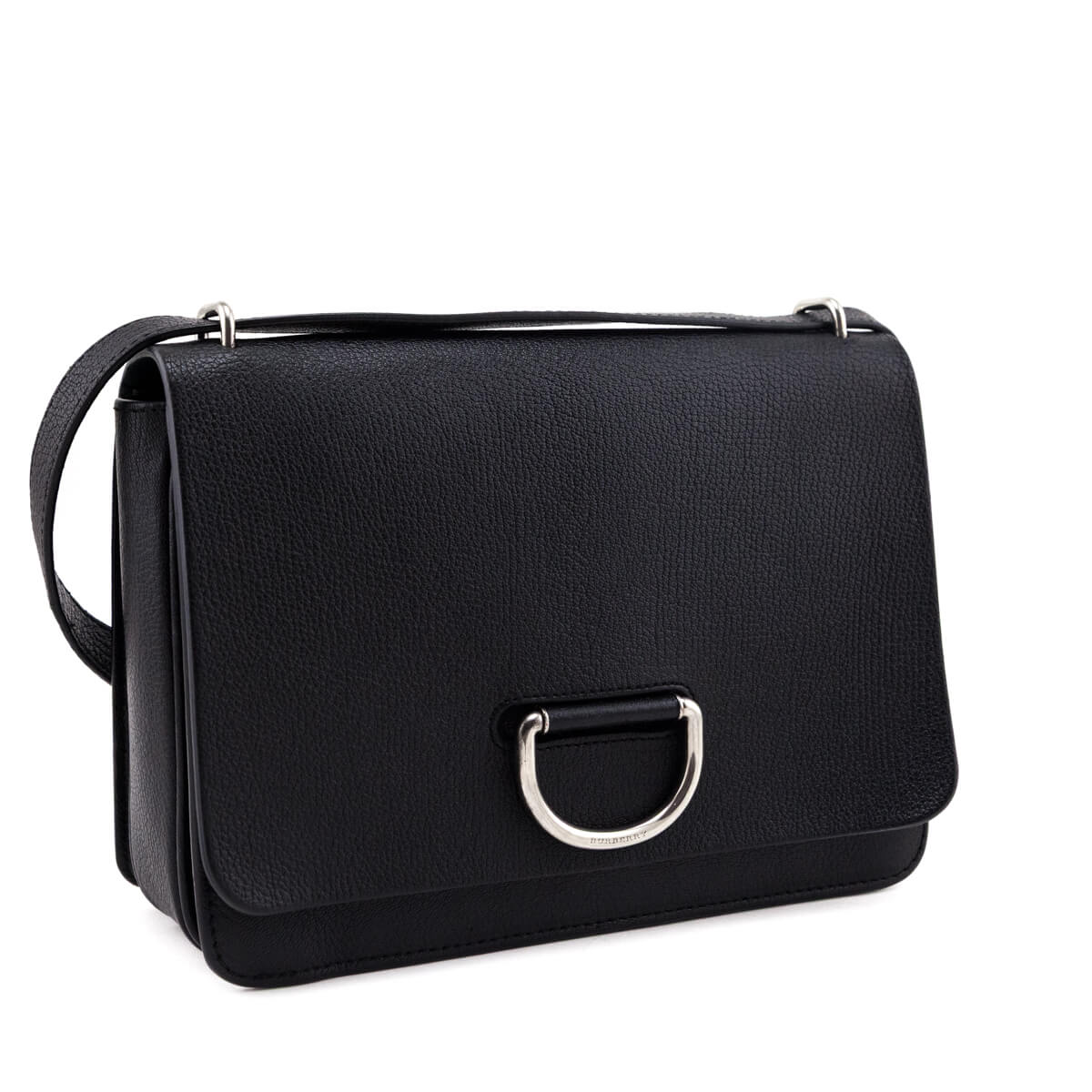 Burberry Black Goatskin Medium D-Ring Bag