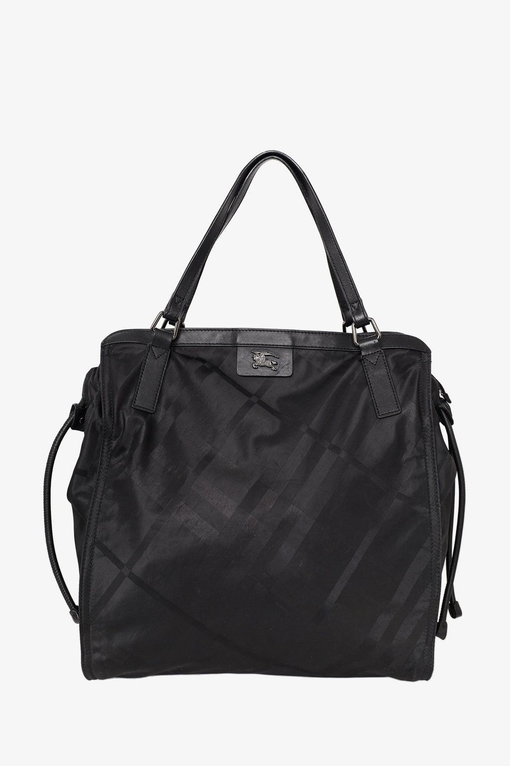 Burberry Black Nylon Tote Bag