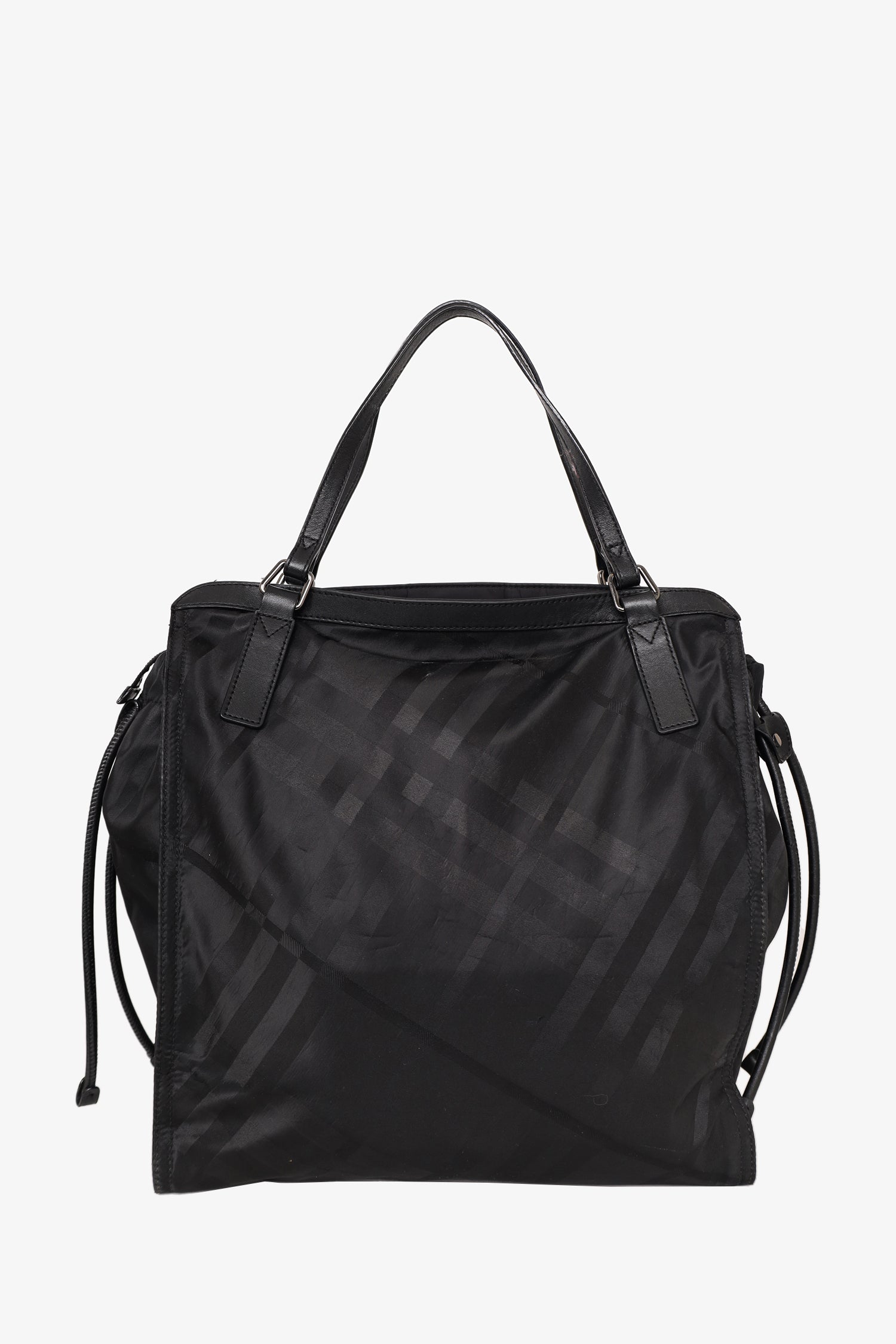 Burberry Black Nylon Tote Bag