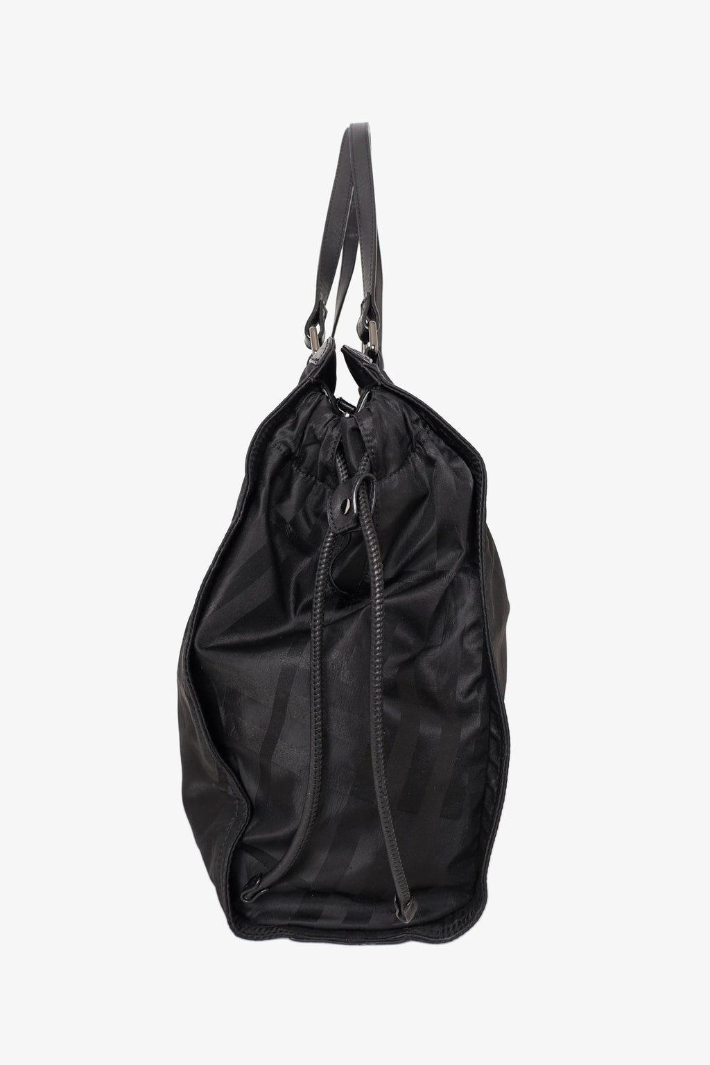Burberry Black Nylon Tote Bag
