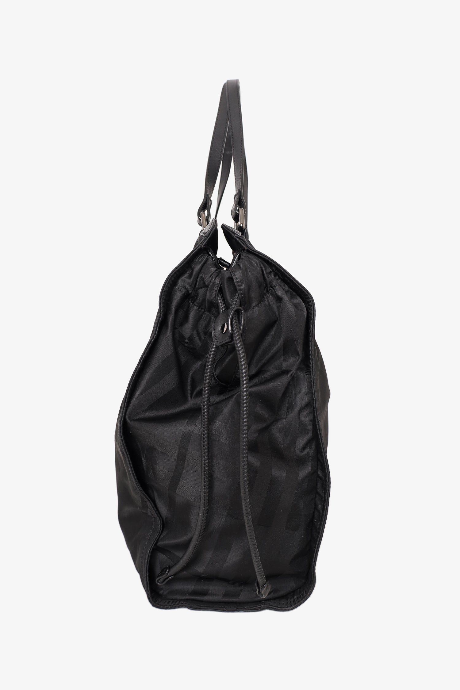 Burberry Black Nylon Tote Bag