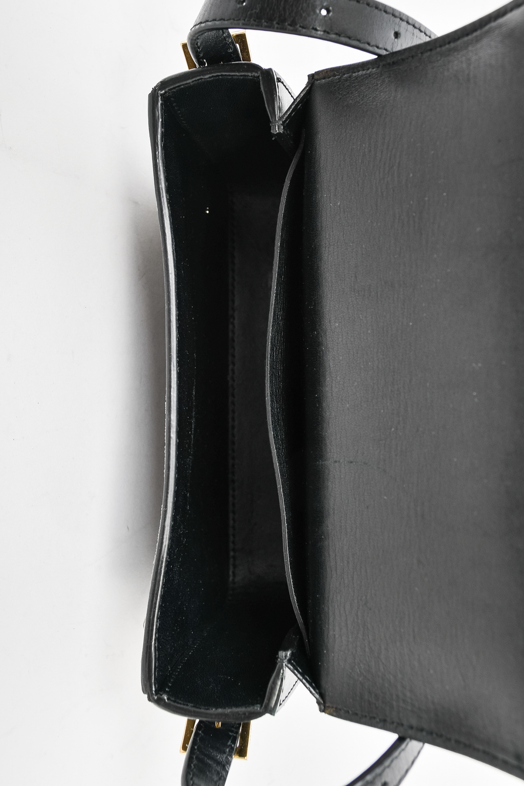 Burberry Black Smooth Leather 'Grace' Crossbody