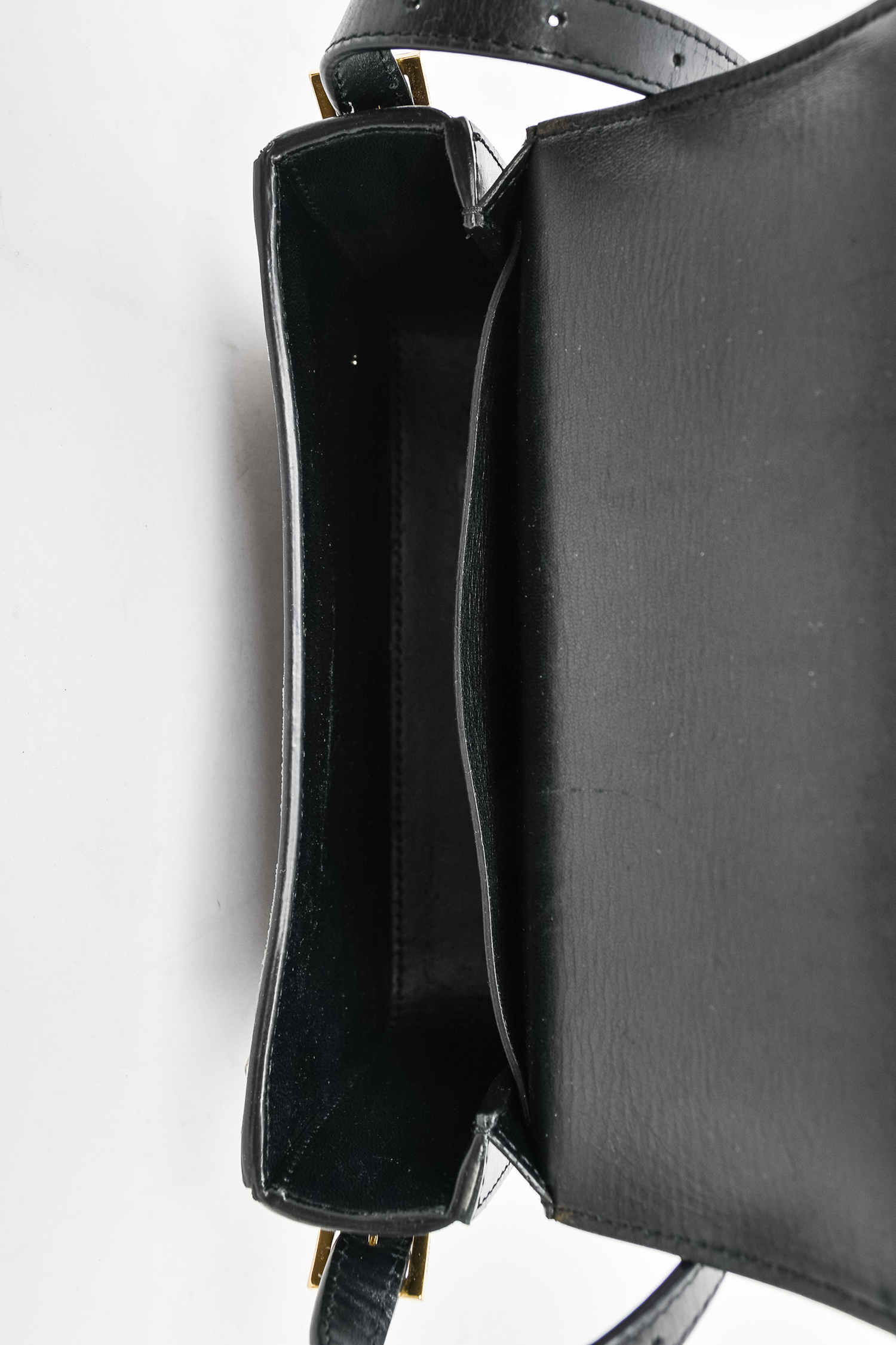 Burberry Black Smooth Leather 'Grace' Crossbody