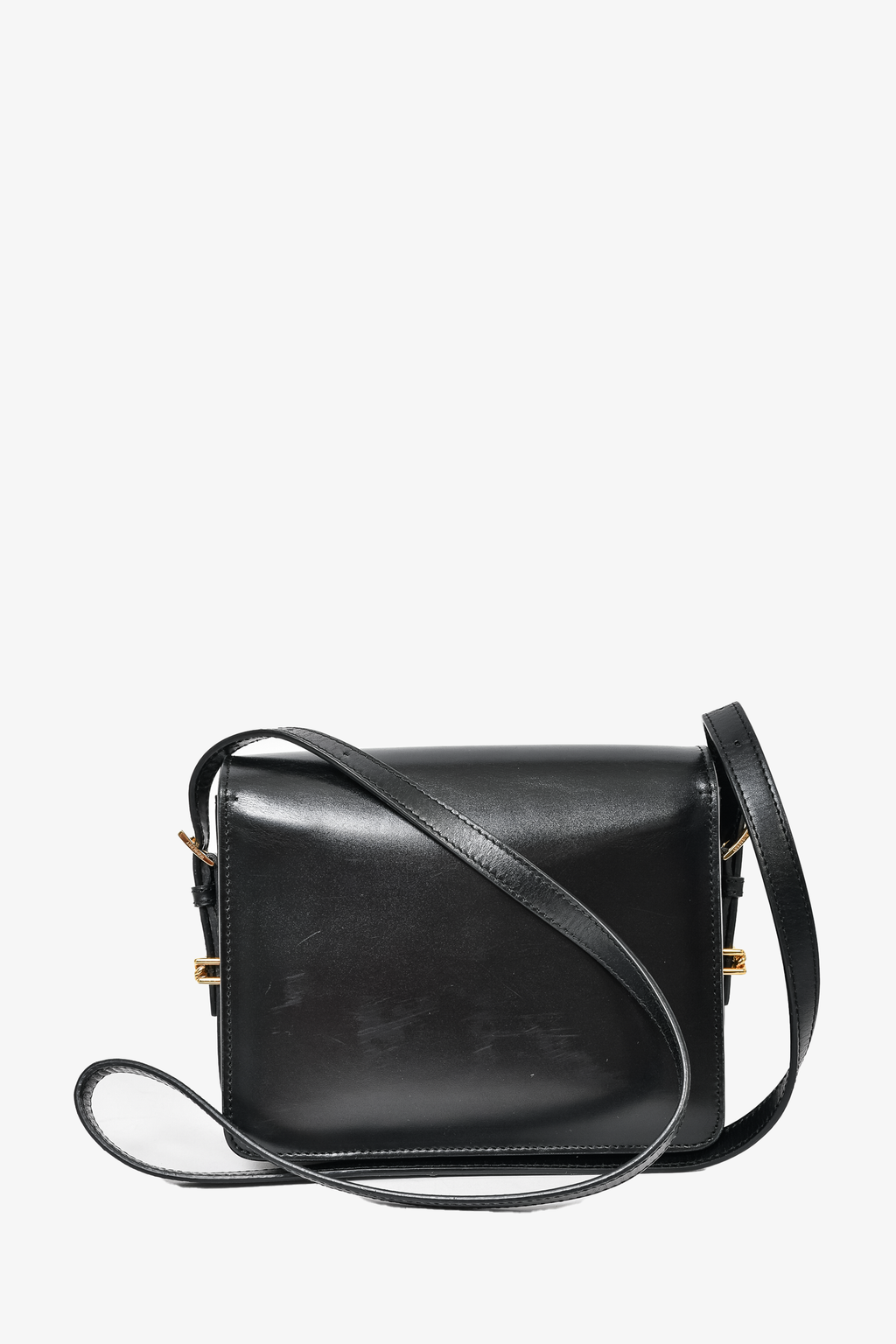 Burberry Black Smooth Leather 'Grace' Crossbody