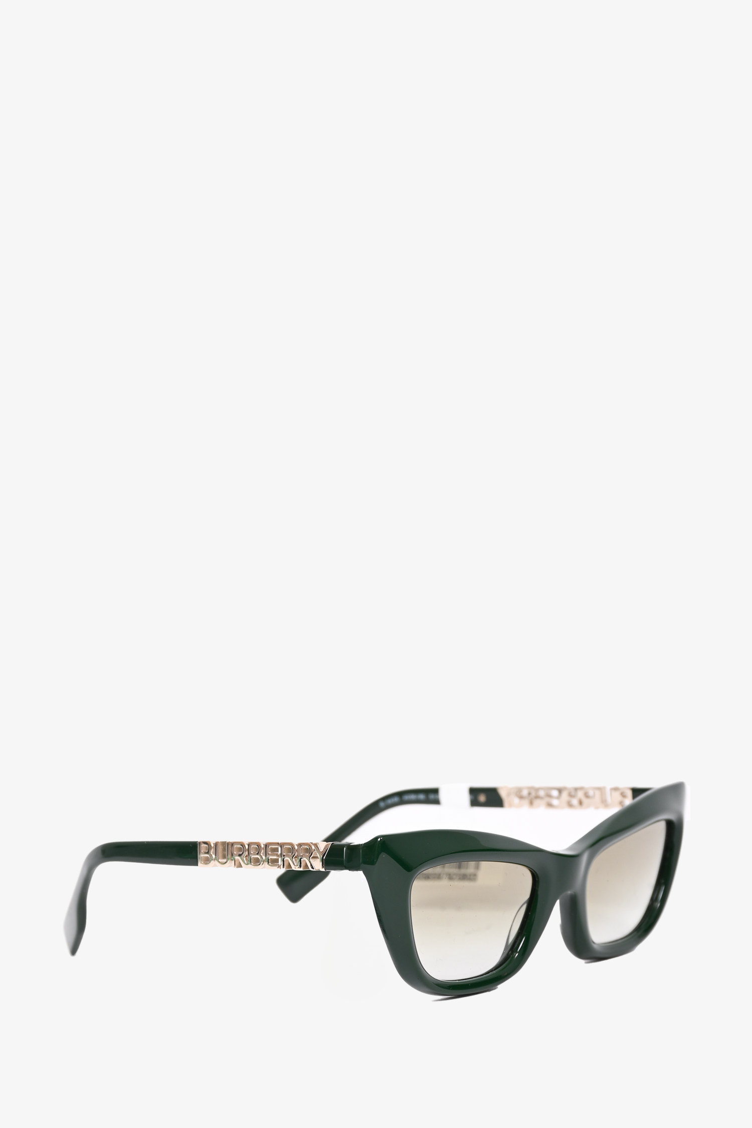 Burberry Green/Gold Logo Tinted Sunglasses