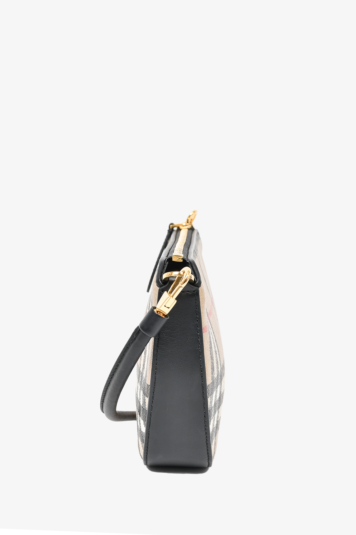 Burberry Nova Check Moon Mini Shoulder Bag