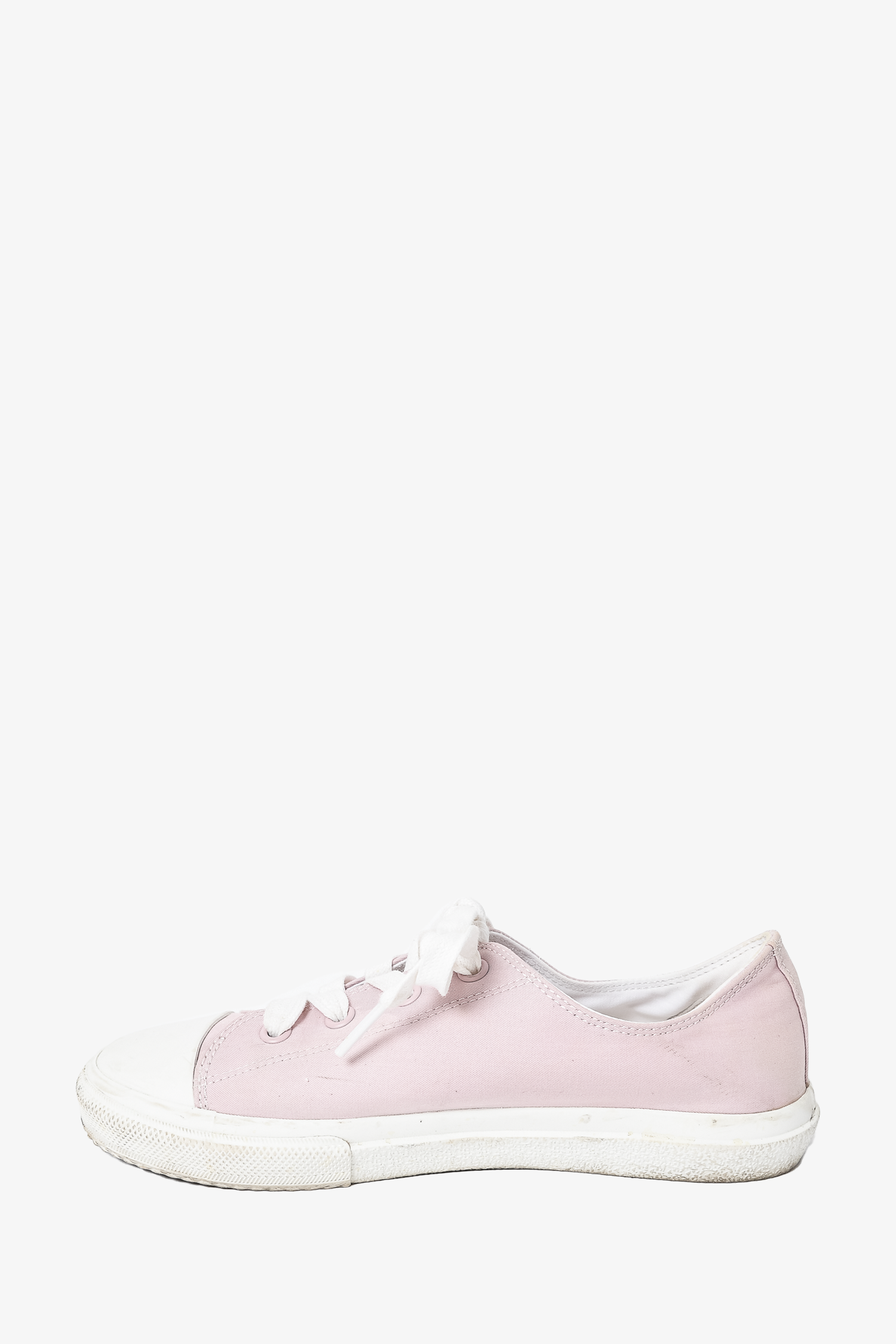 Burberry Pink Canvas Nova Logo Sneakers Size 35