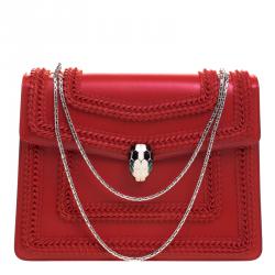 BVLGARI Large Serpenti Forever Flap Shoulder Bag
