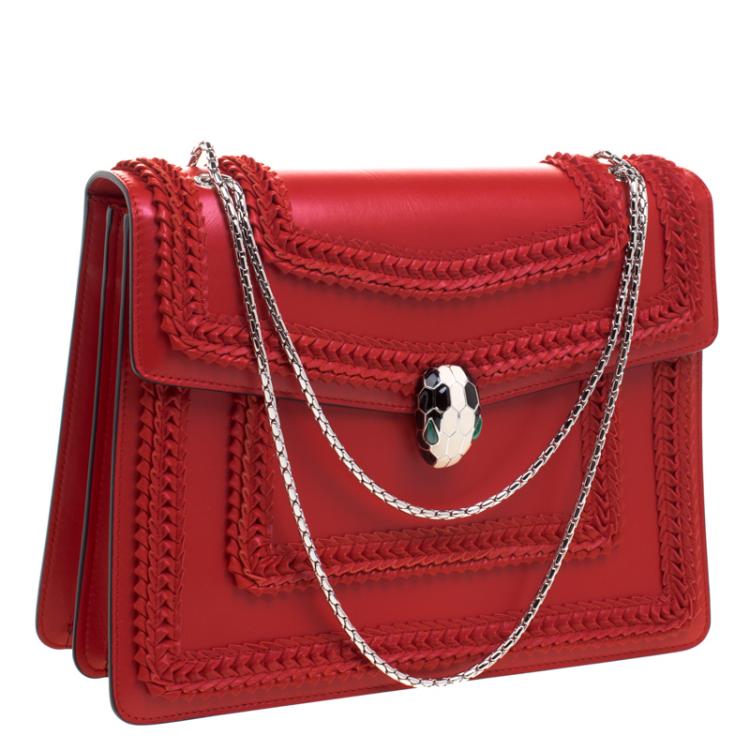 BVLGARI Large Serpenti Forever Flap Shoulder Bag