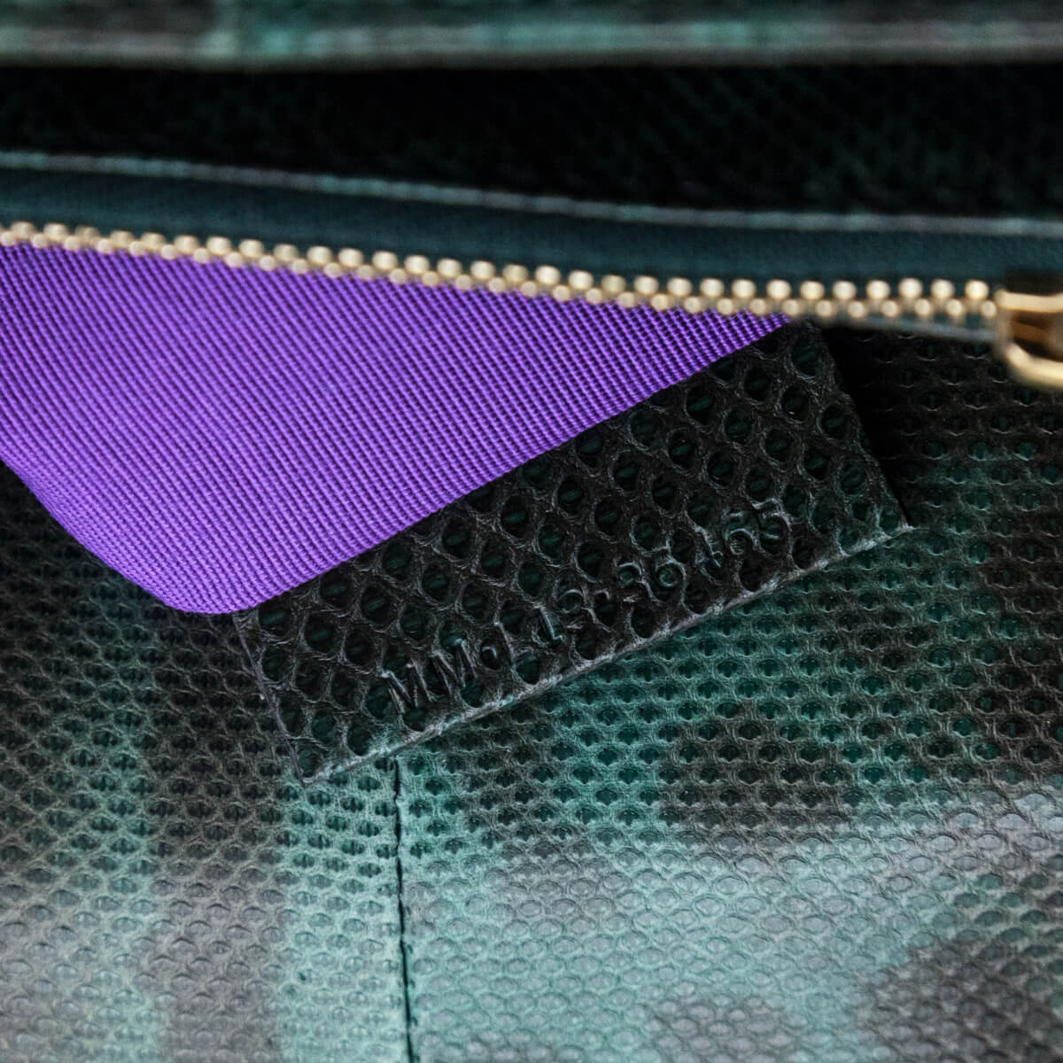 Bvlgari Green Karung Medium Serpenti Forever Flap Bag