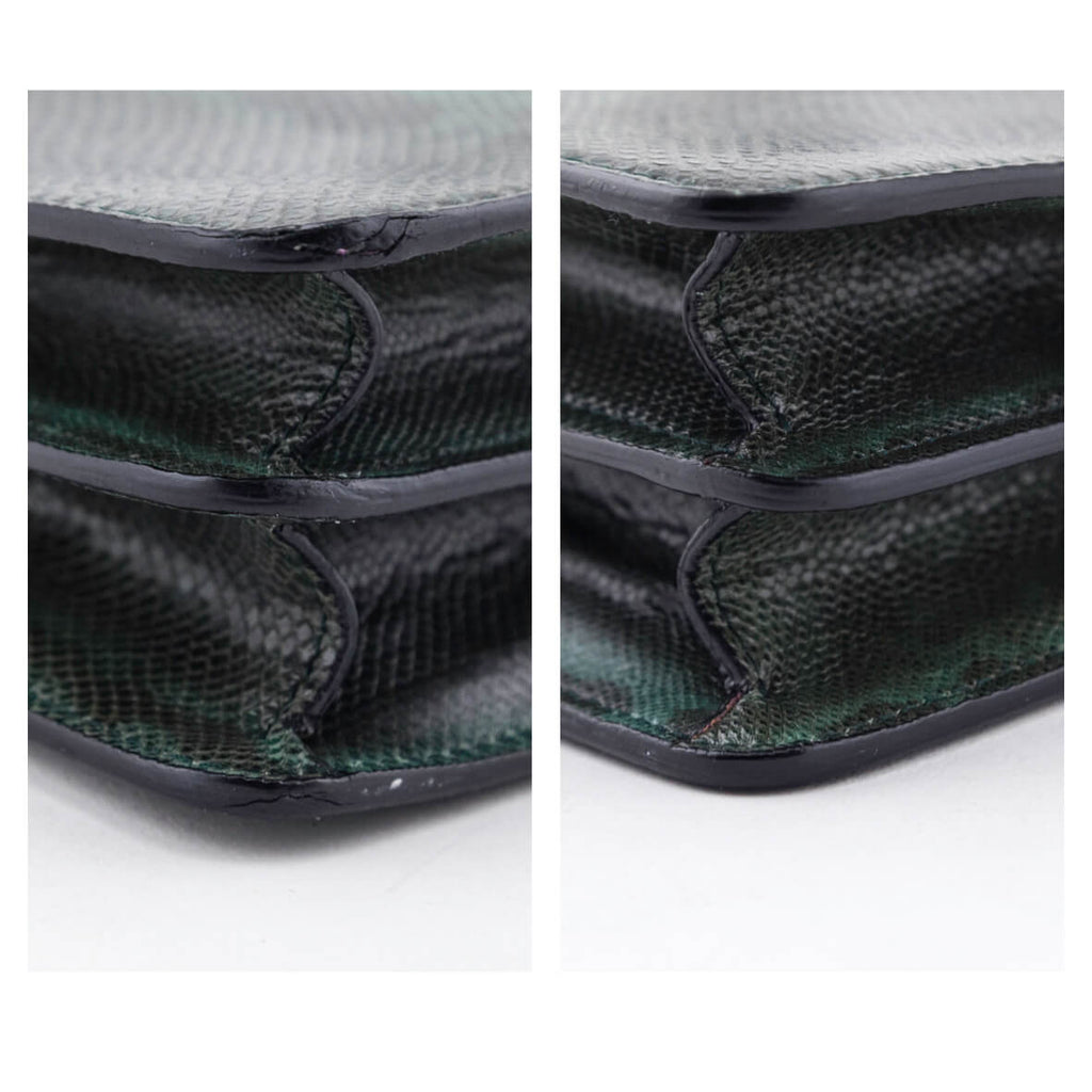 Bvlgari Green Karung Medium Serpenti Forever Flap Bag