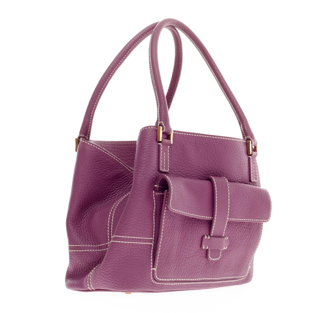 Globe Tote Leather Mini