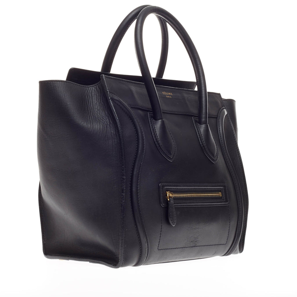 Luggage Handbag Smooth Leather Mini
