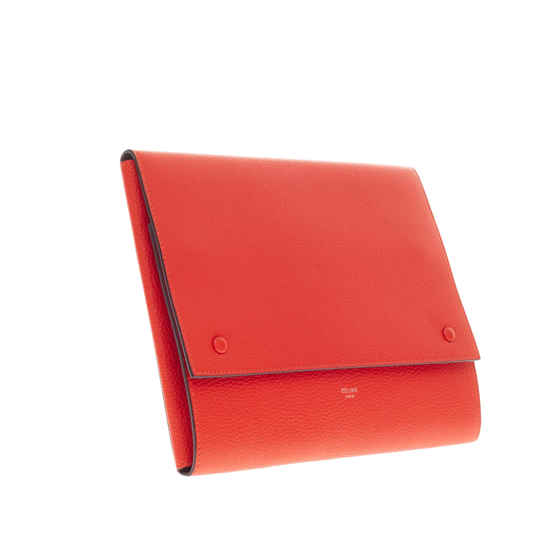 Snap Clutch Leather Large