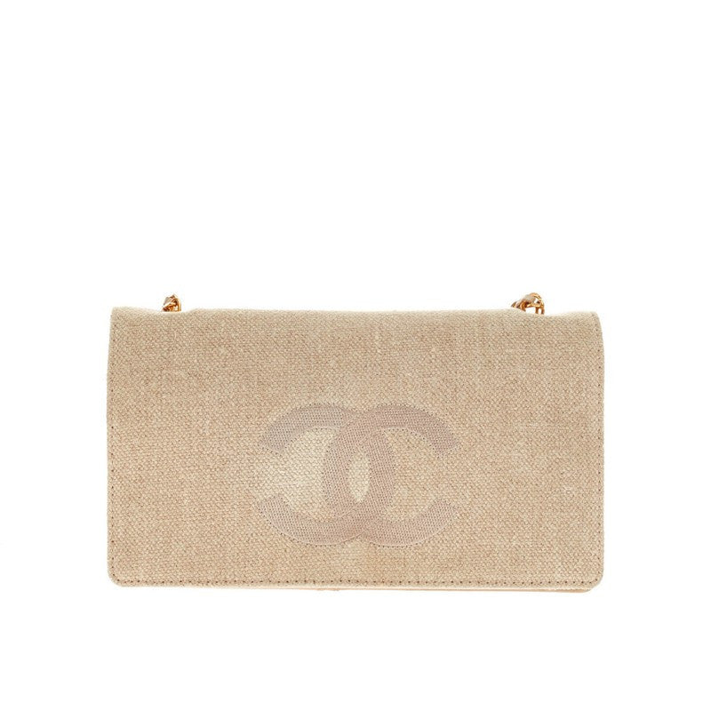 Timeless CC Flap Bag Quilted Linen Mini