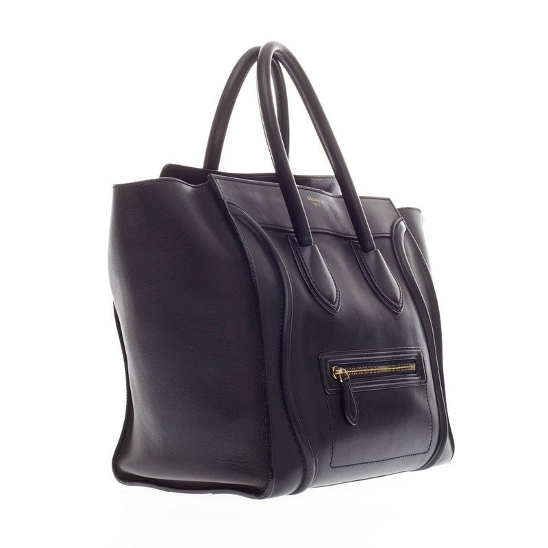 Luggage Handbag Smooth Leather Mini